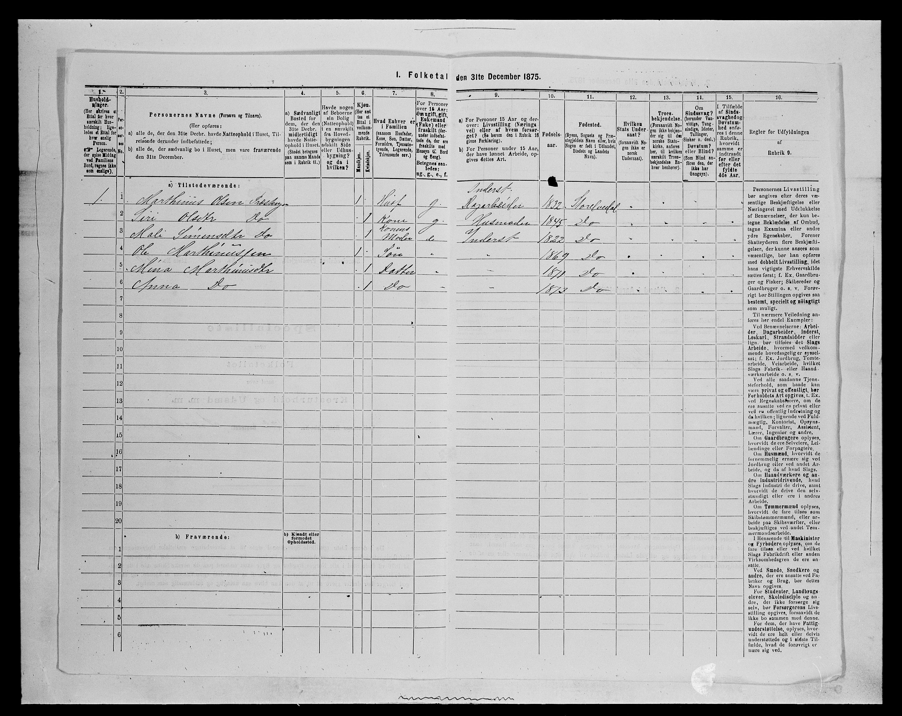 SAH, 1875 census for 0430P Stor-Elvdal, 1875, p. 654