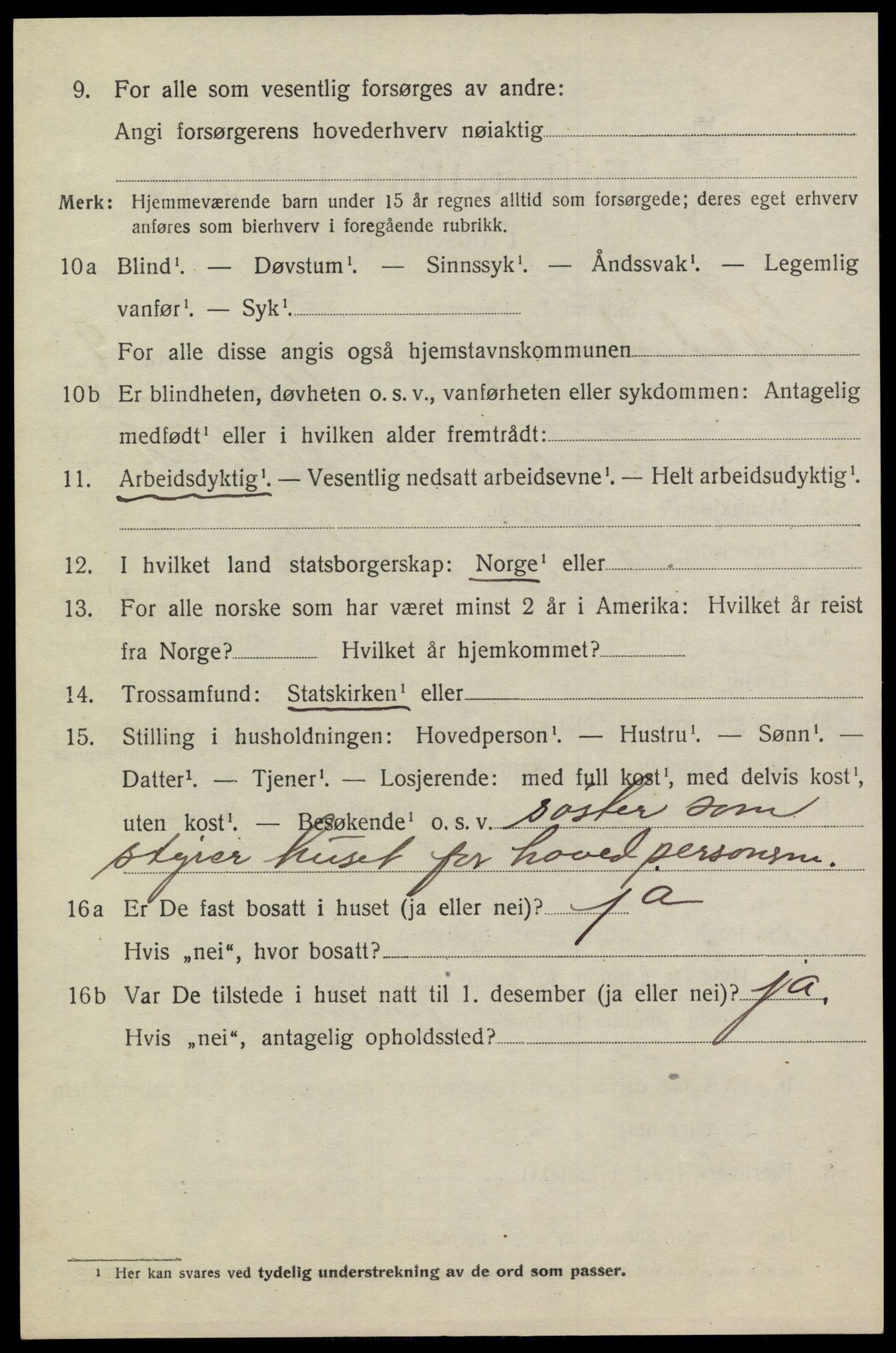 SAKO, 1920 census for Heddal, 1920, p. 6587