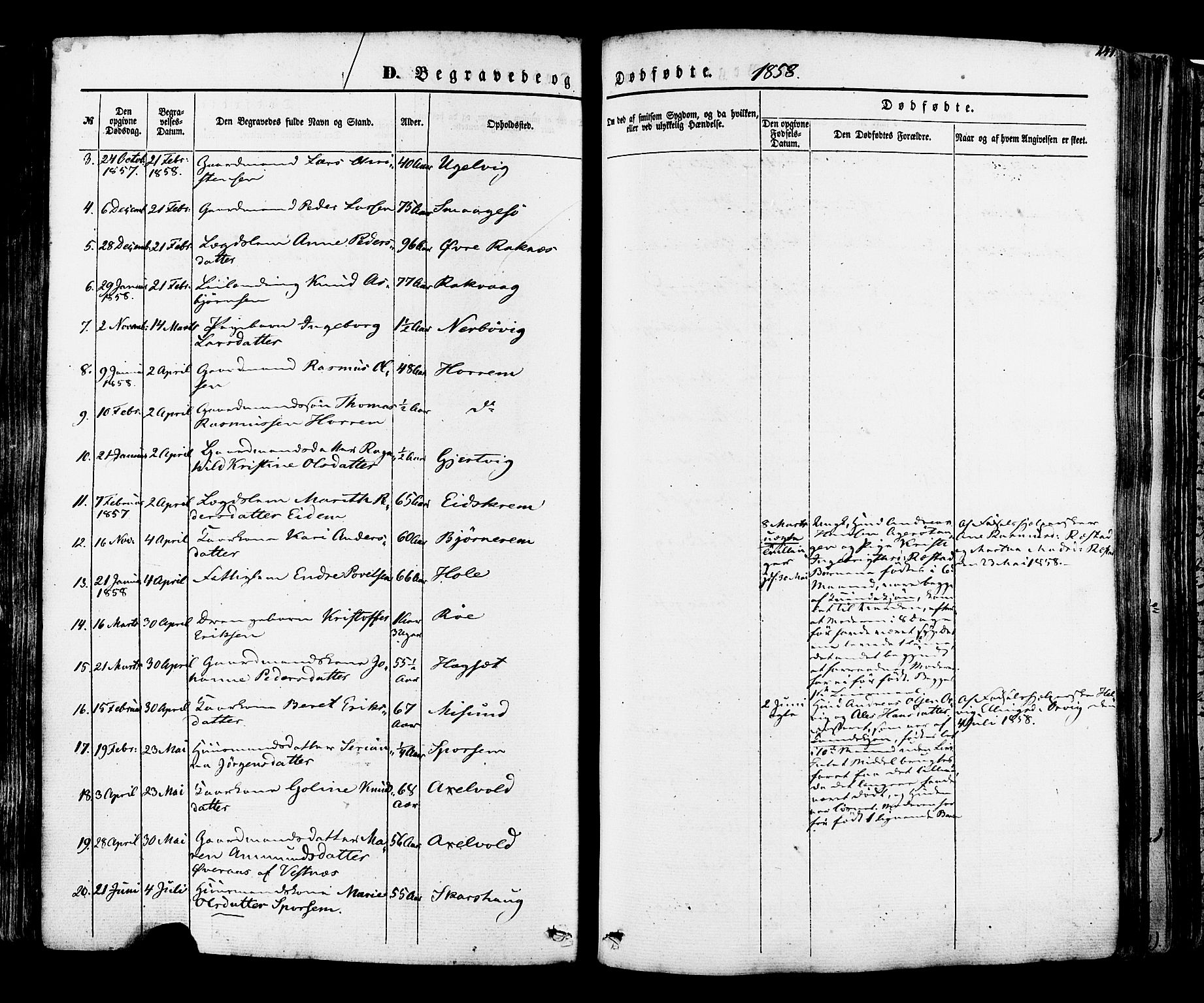 Ministerialprotokoller, klokkerbøker og fødselsregistre - Møre og Romsdal, SAT/A-1454/560/L0719: Parish register (official) no. 560A03, 1845-1872, p. 247