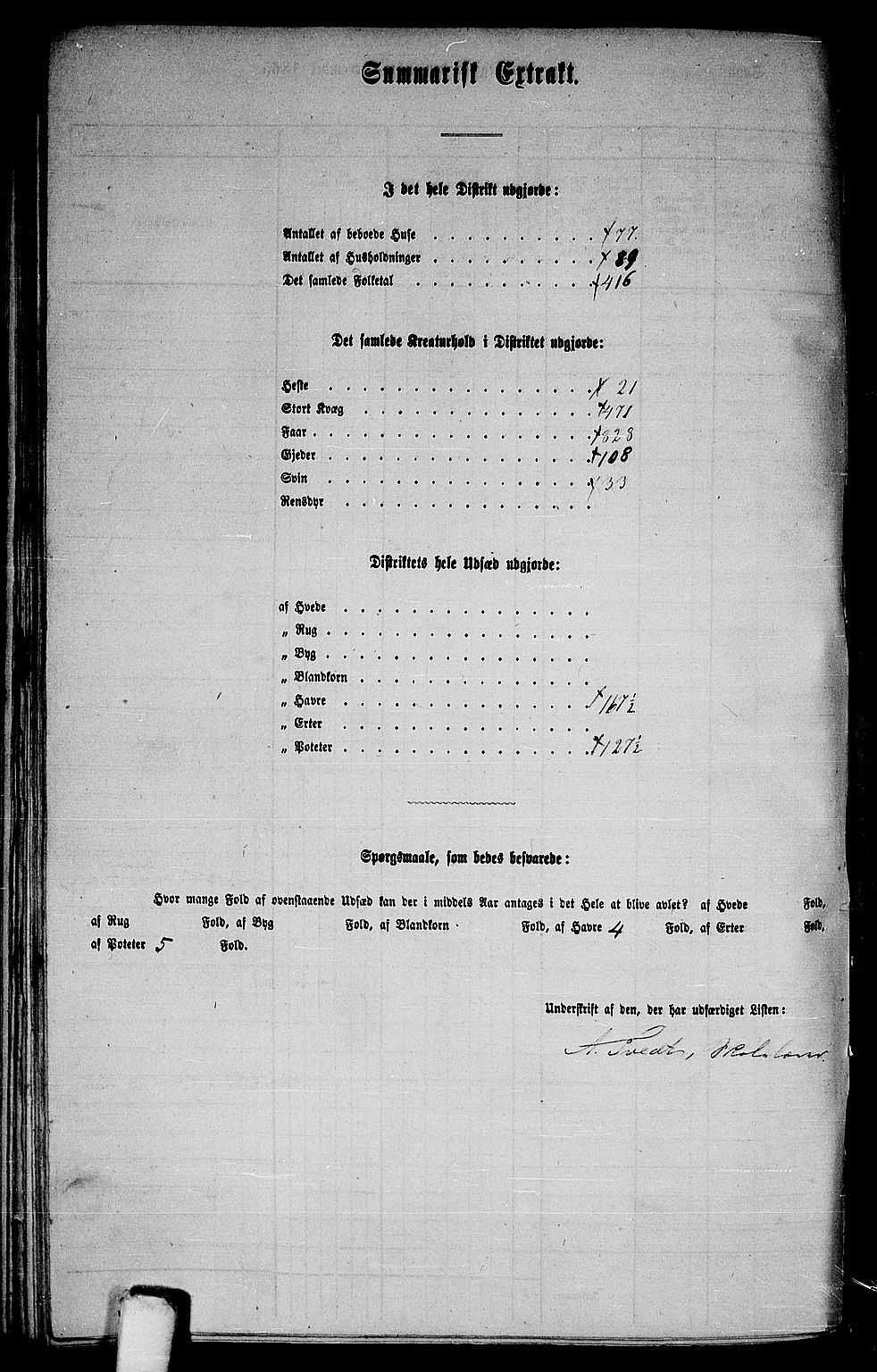 RA, 1865 census for Fusa, 1865, p. 114