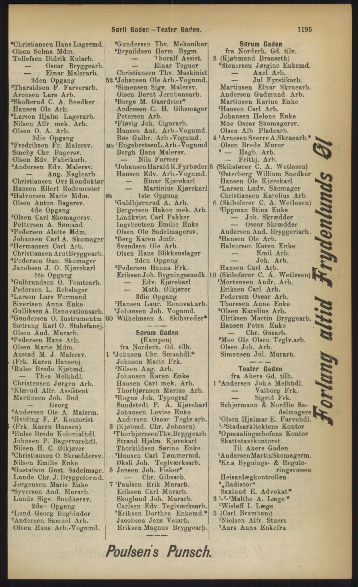 Kristiania/Oslo adressebok, PUBL/-, 1903, p. 1195