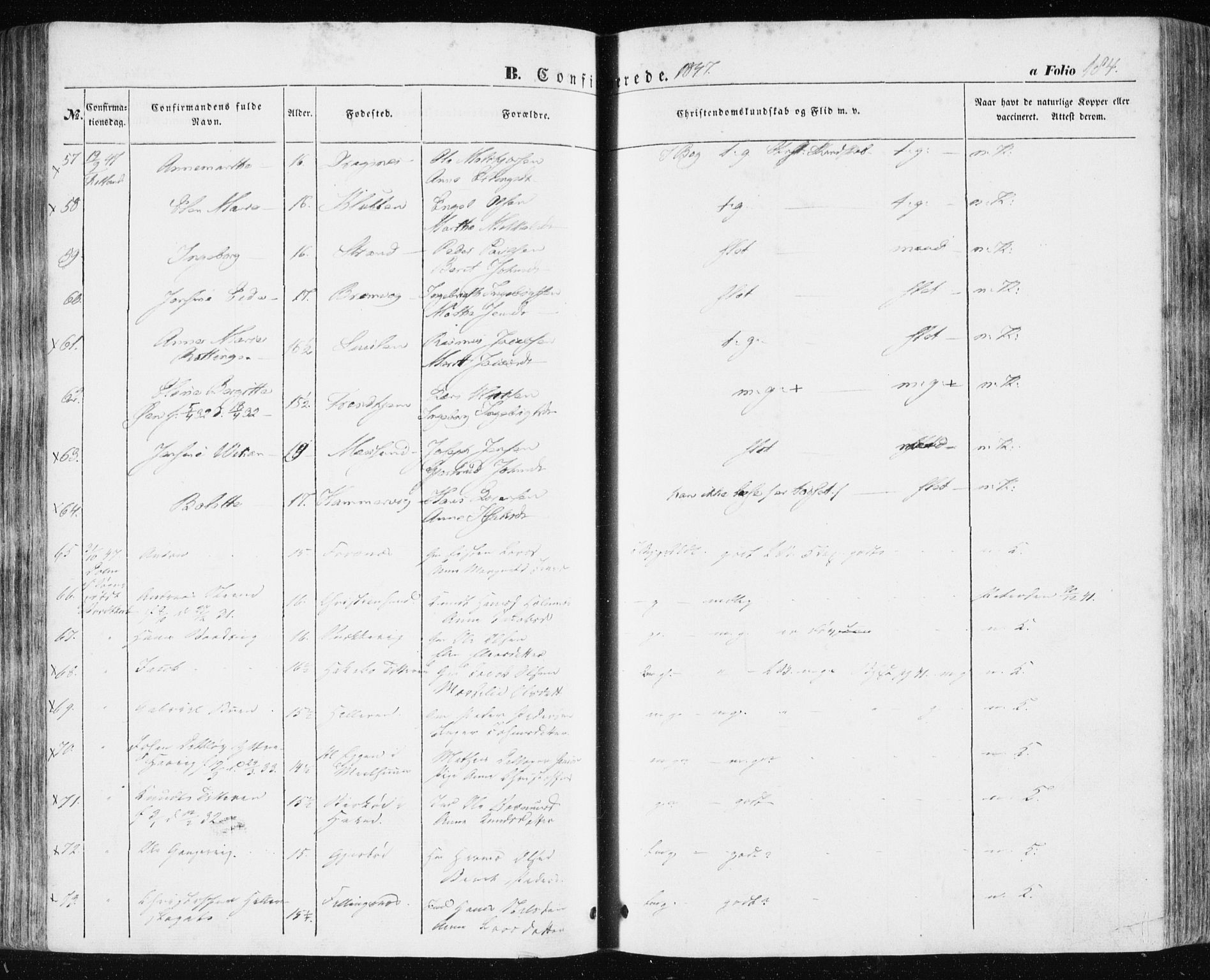 Ministerialprotokoller, klokkerbøker og fødselsregistre - Sør-Trøndelag, AV/SAT-A-1456/634/L0529: Parish register (official) no. 634A05, 1843-1851, p. 184