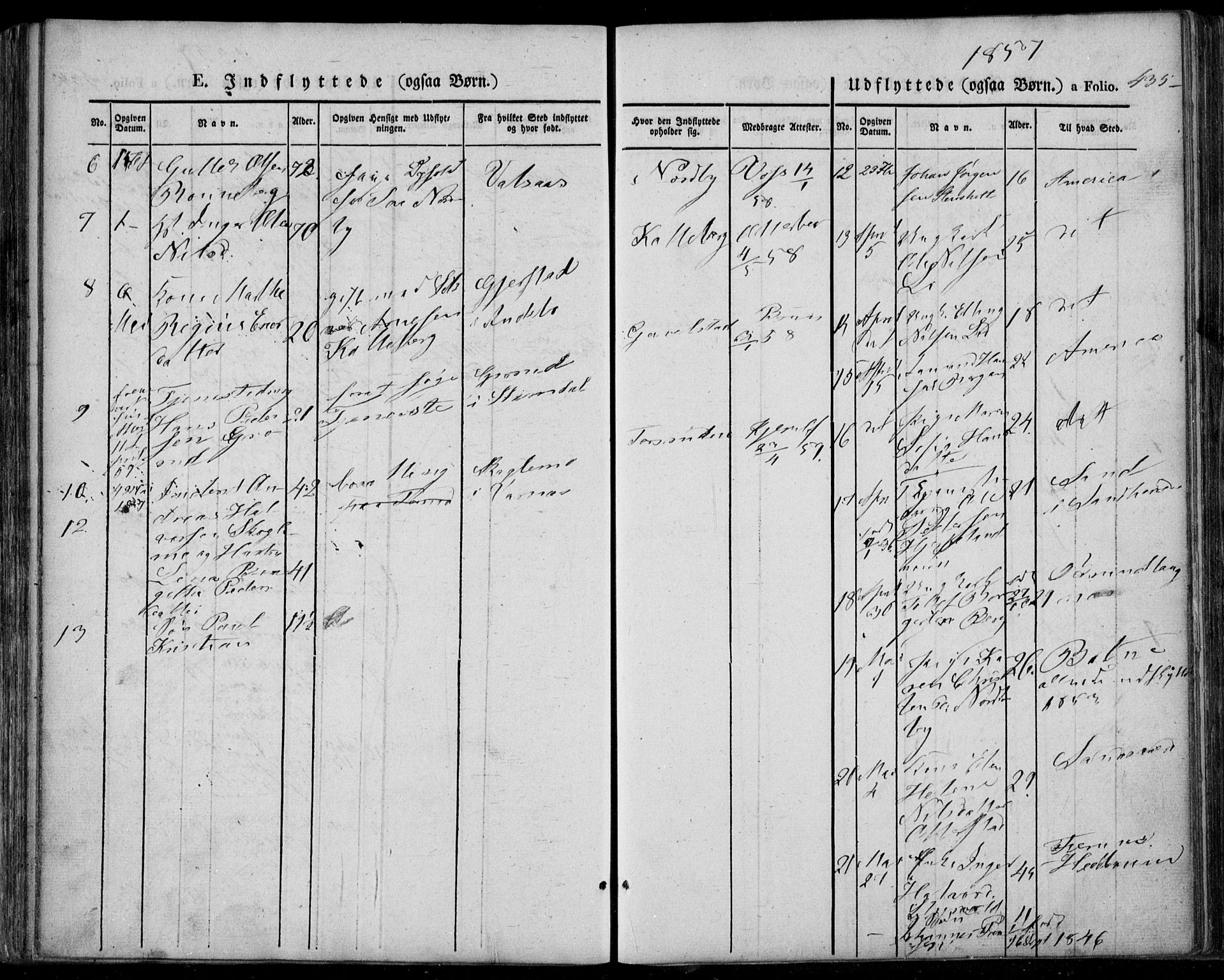 Lardal kirkebøker, SAKO/A-350/F/Fa/L0006: Parish register (official) no. I 6, 1835-1860, p. 435