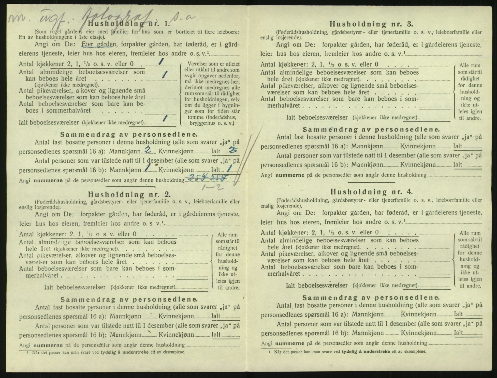 SAKO, 1920 census for Hedrum, 1920, p. 1602