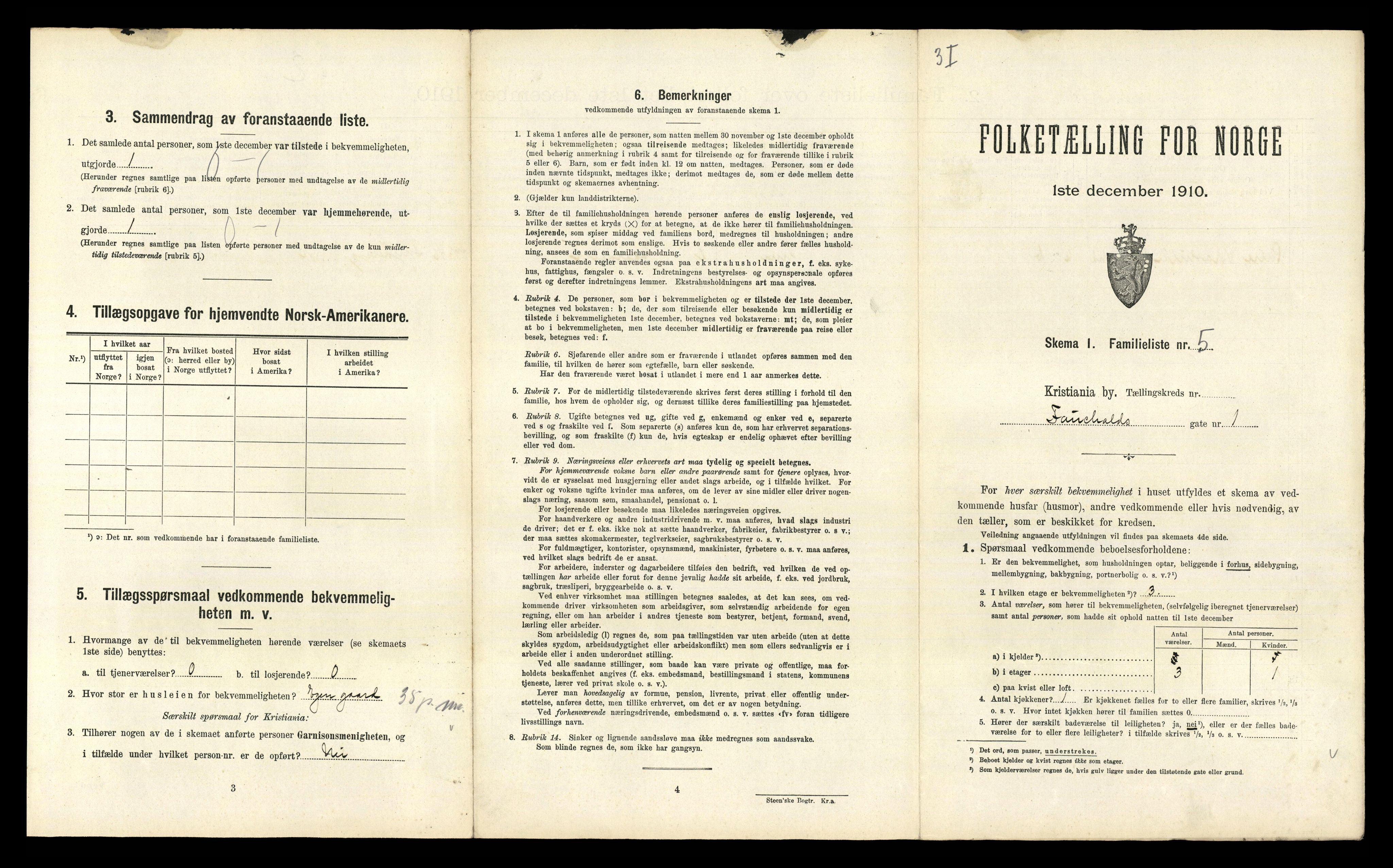 RA, 1910 census for Kristiania, 1910, p. 23391