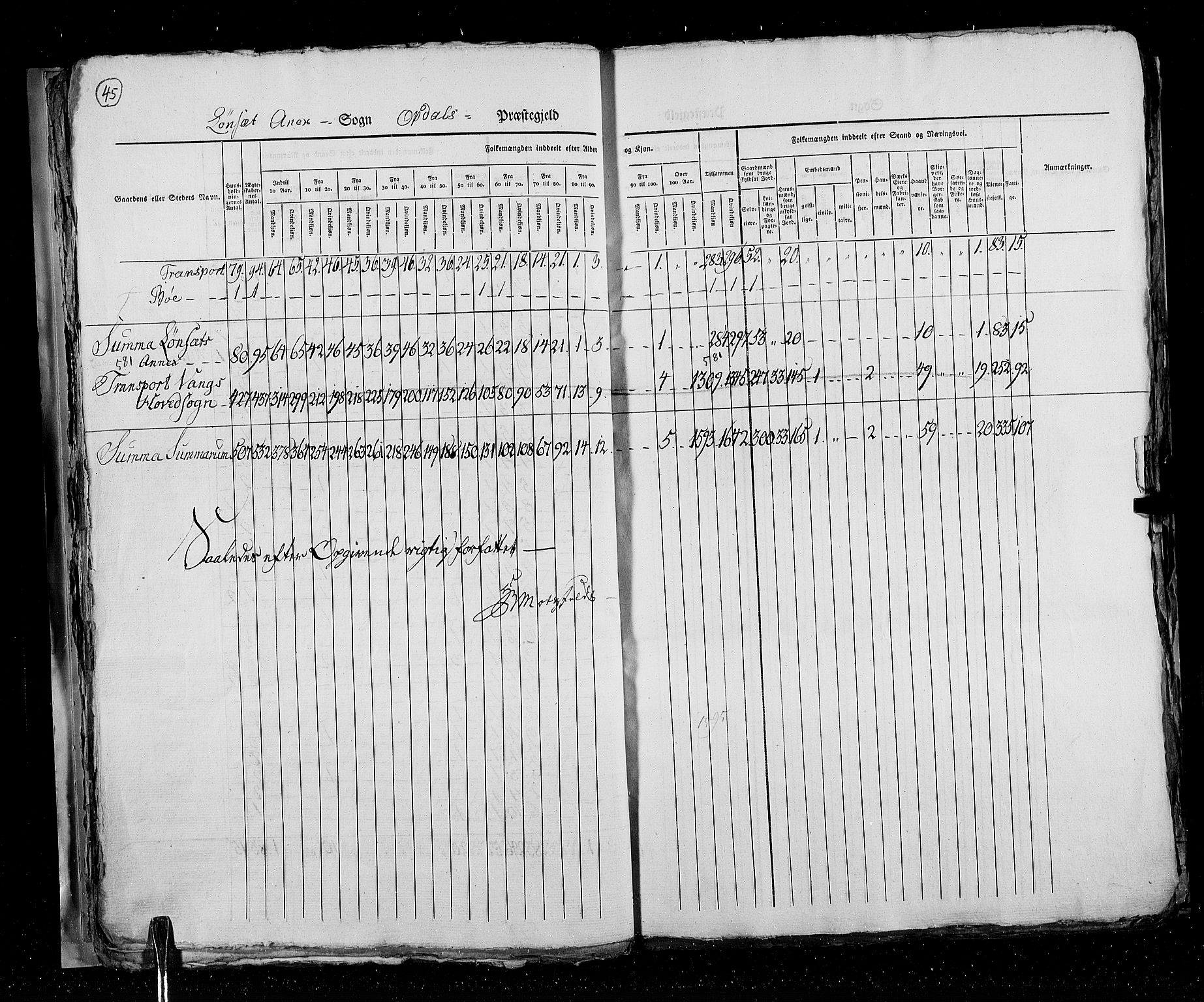 RA, Census 1825, vol. 16: Søndre Trondhjem amt, 1825, p. 45