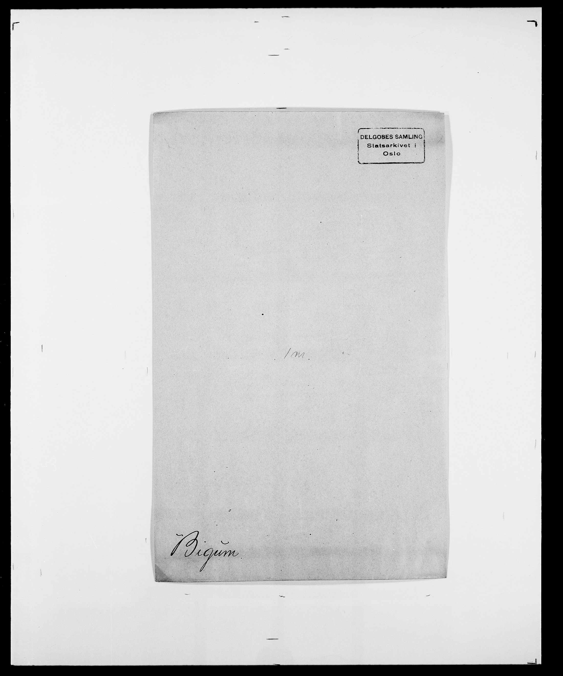 Delgobe, Charles Antoine - samling, AV/SAO-PAO-0038/D/Da/L0004: Bergendahl - Blære, p. 259