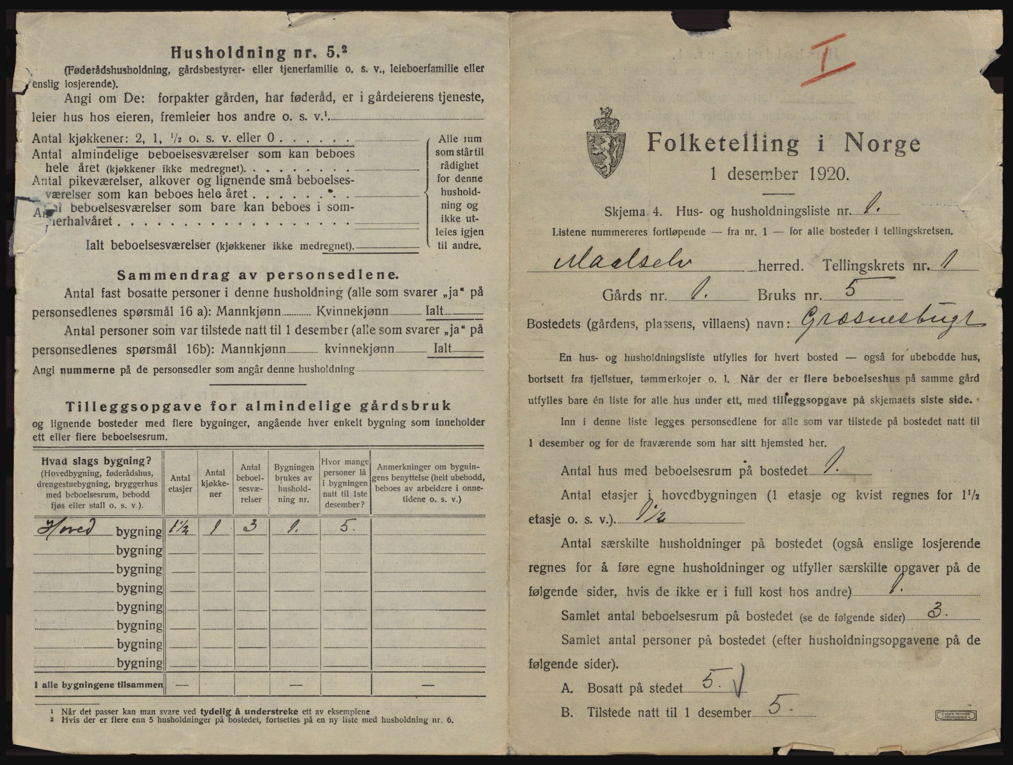 SATØ, 1920 census for Målselv, 1920, p. 73