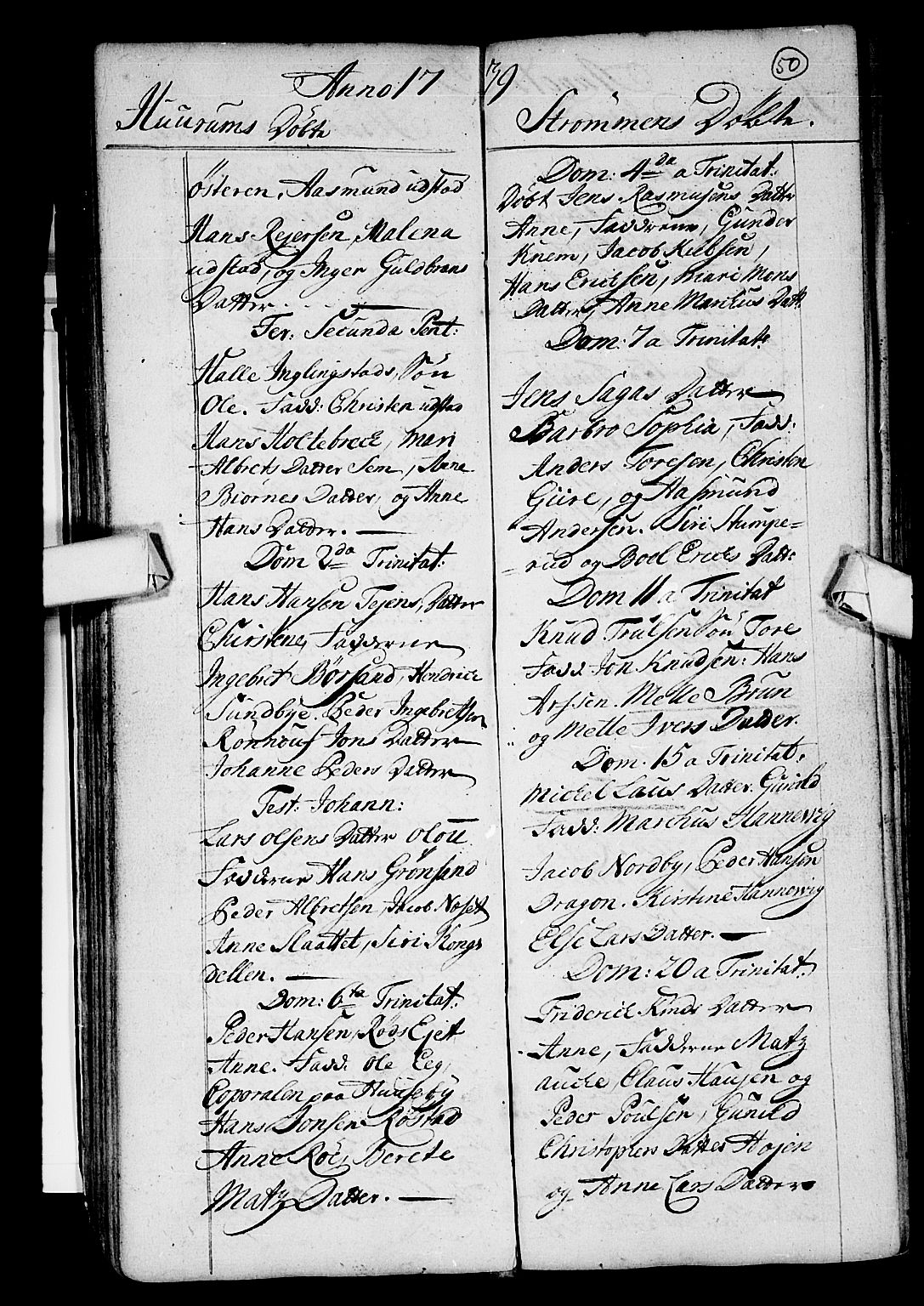 Hurum kirkebøker, AV/SAKO-A-229/F/Fa/L0002: Parish register (official) no. 2, 1733-1757, p. 50