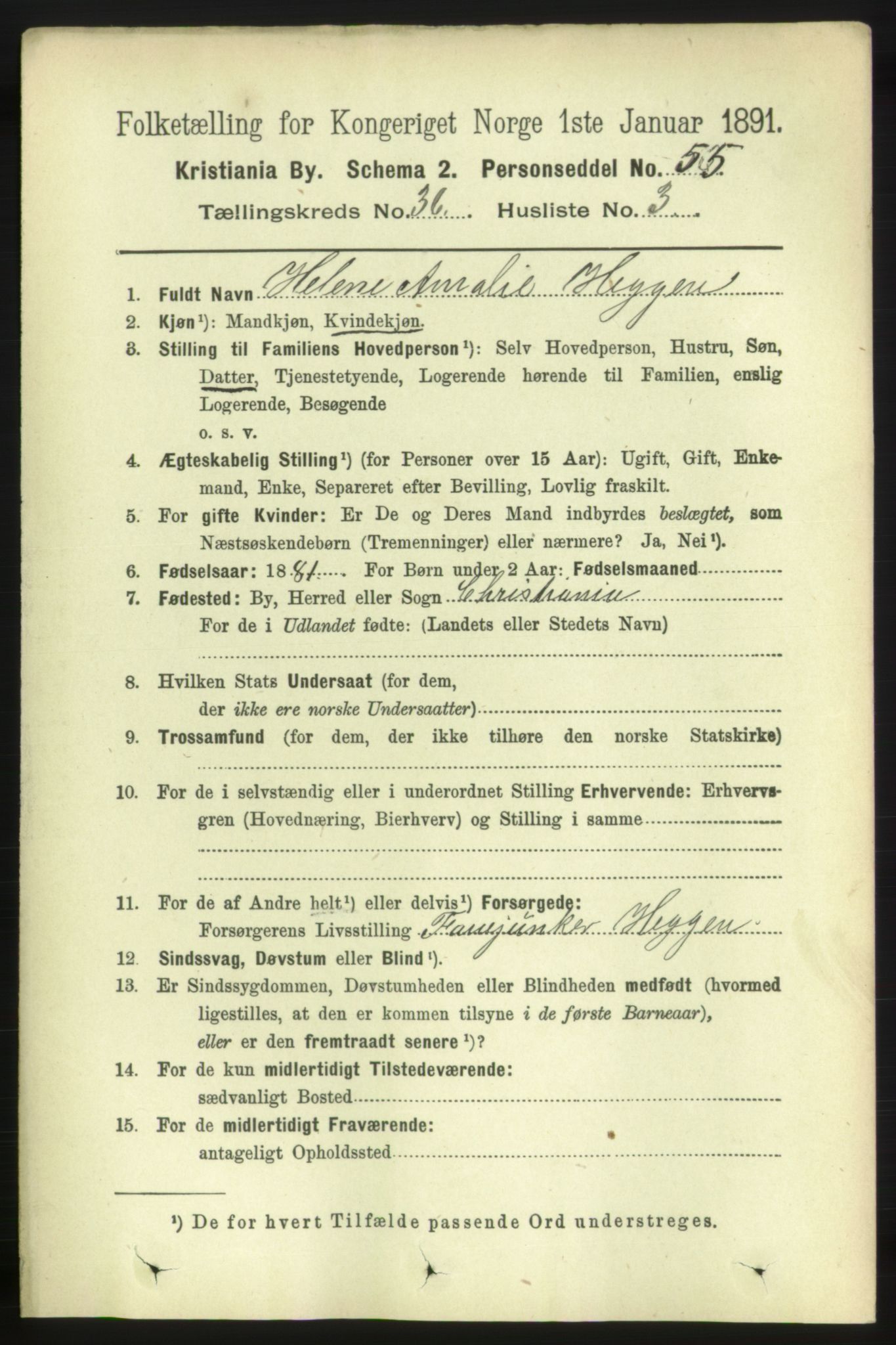 RA, 1891 census for 0301 Kristiania, 1891, p. 20091