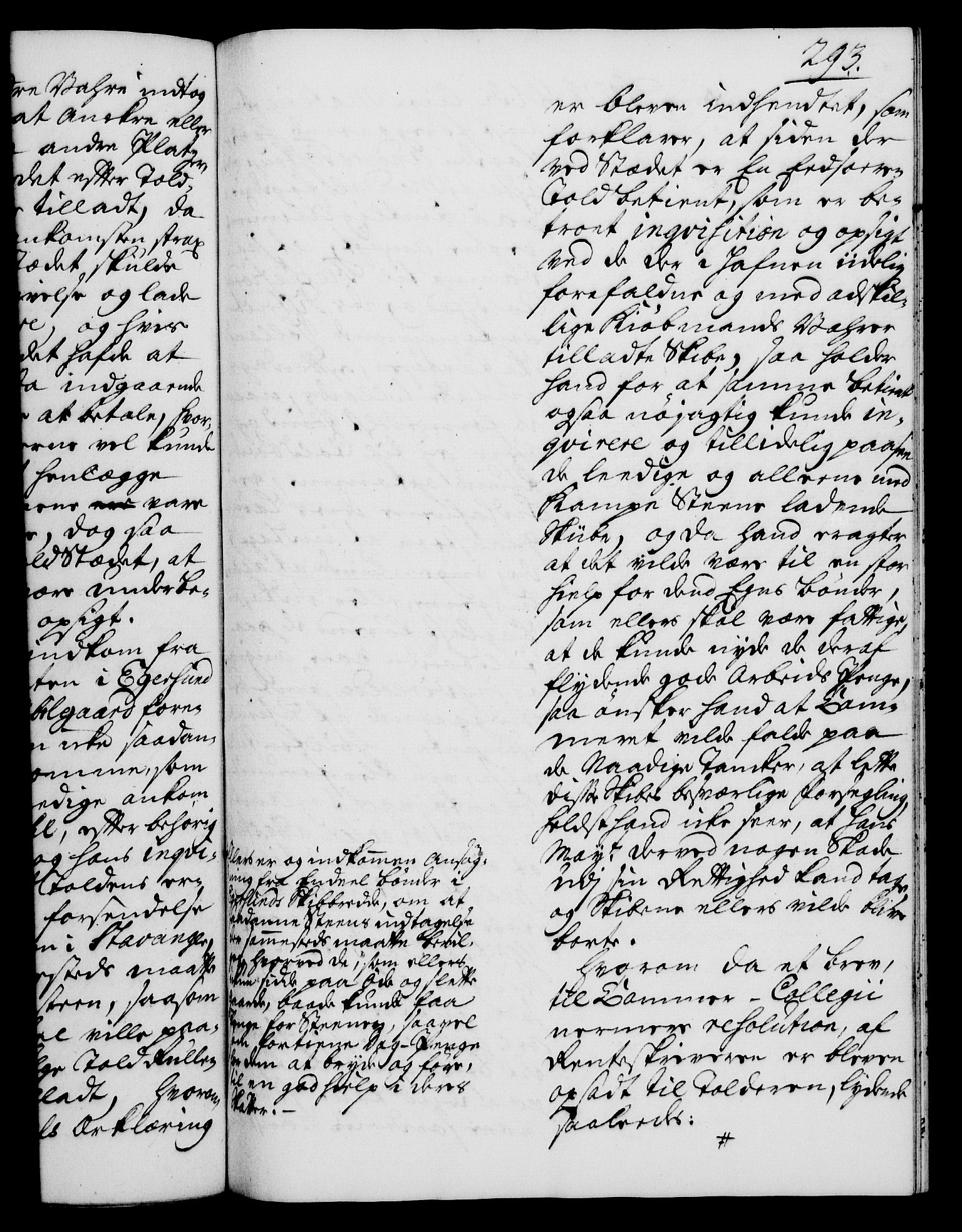 Rentekammeret, Kammerkanselliet, RA/EA-3111/G/Gh/Gha/L0019: Norsk ekstraktmemorialprotokoll (merket RK 53.64), 1736-1737, p. 293