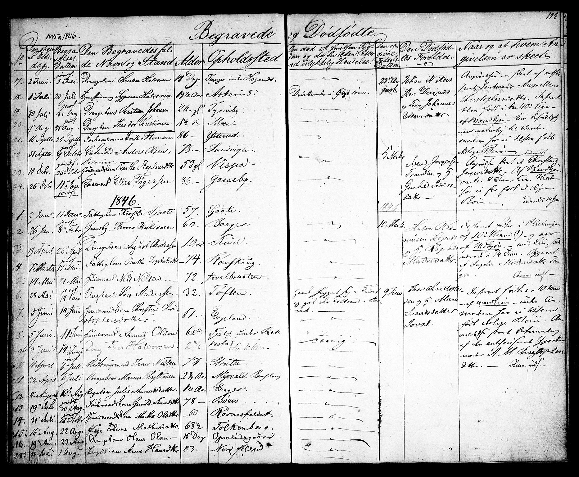 Rødenes prestekontor Kirkebøker, AV/SAO-A-2005/F/Fa/L0005: Parish register (official) no. I 5, 1838-1849, p. 178