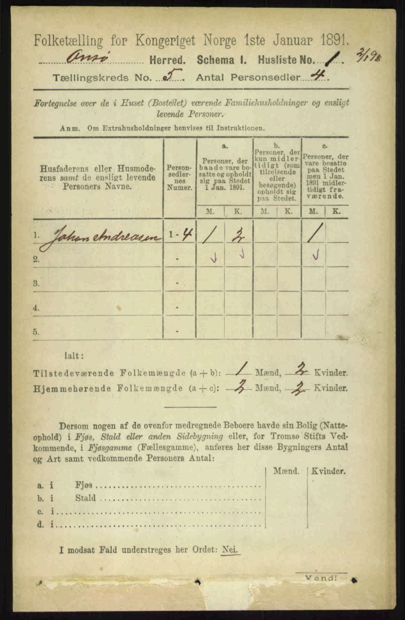 RA, 1891 census for 0134 Onsøy, 1891, p. 3705