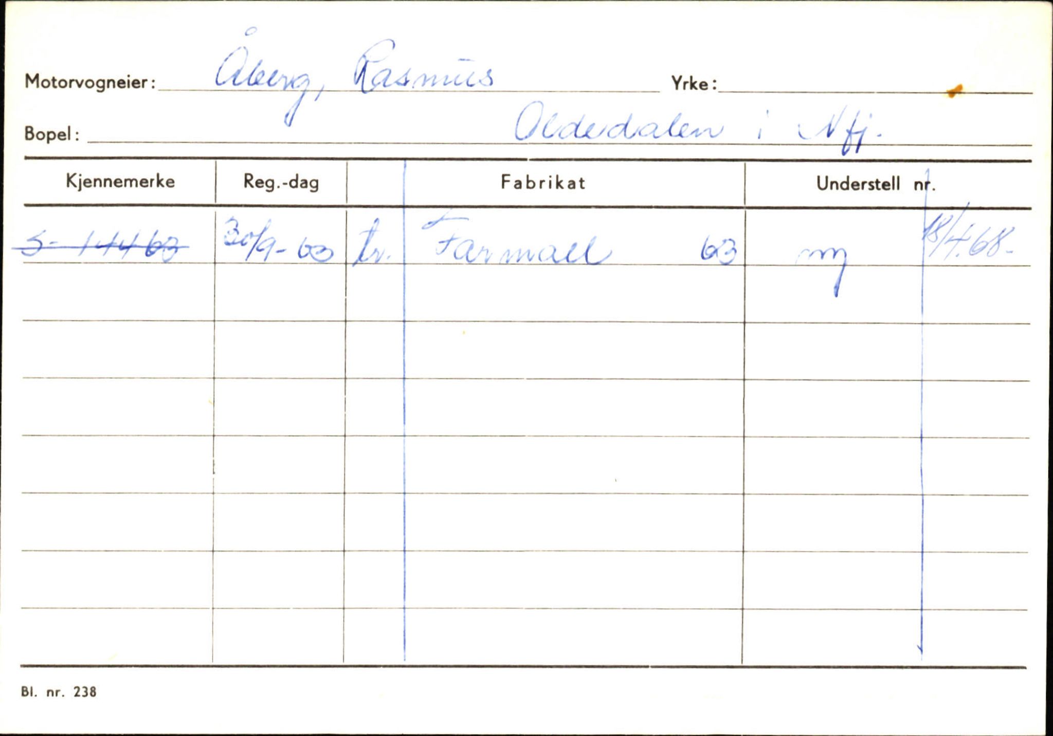 Statens vegvesen, Sogn og Fjordane vegkontor, AV/SAB-A-5301/4/F/L0131: Eigarregister Høyanger P-Å. Stryn S-Å, 1945-1975, p. 2515