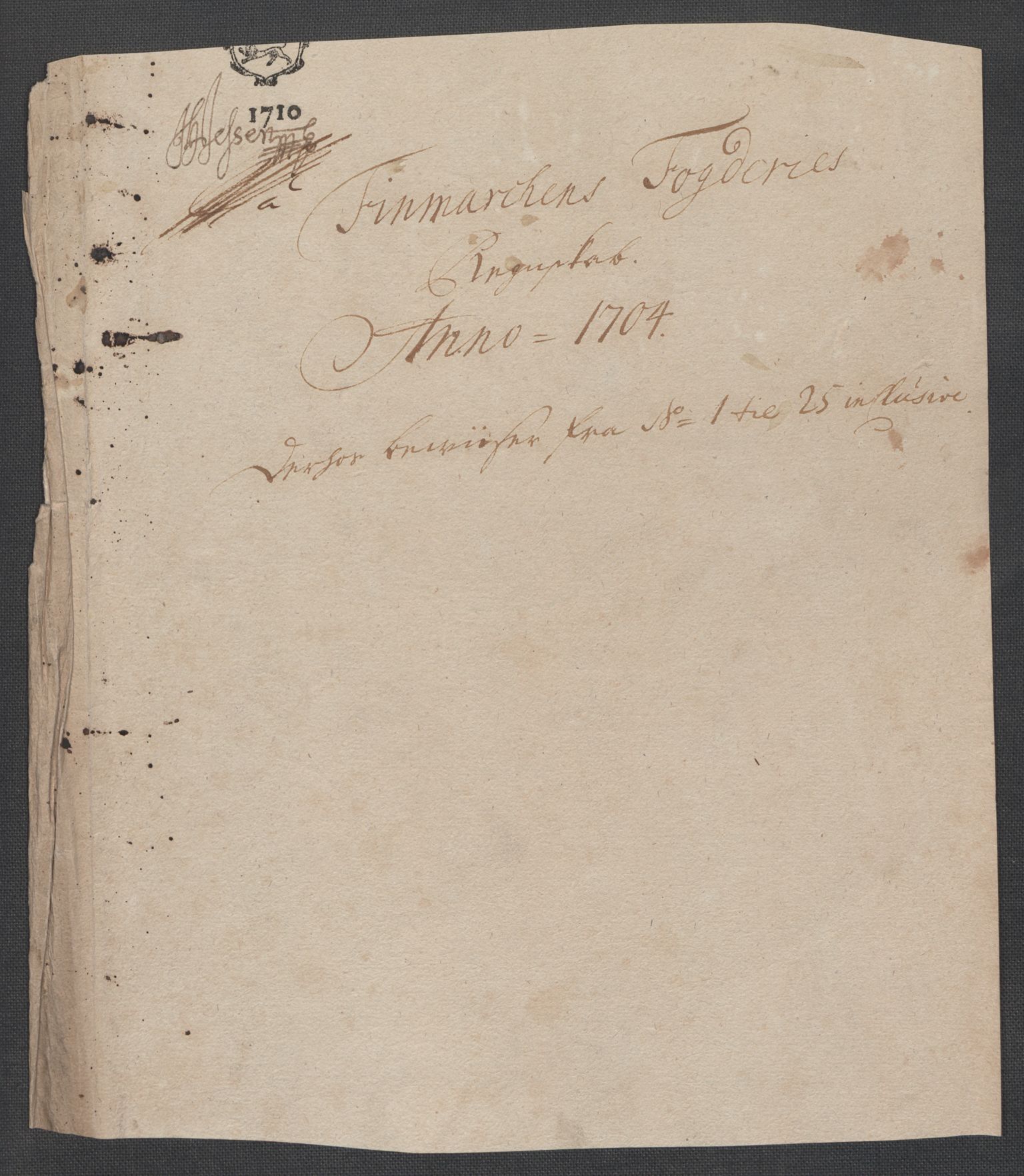 Rentekammeret inntil 1814, Reviderte regnskaper, Fogderegnskap, RA/EA-4092/R69/L4852: Fogderegnskap Finnmark/Vardøhus, 1701-1704, p. 365