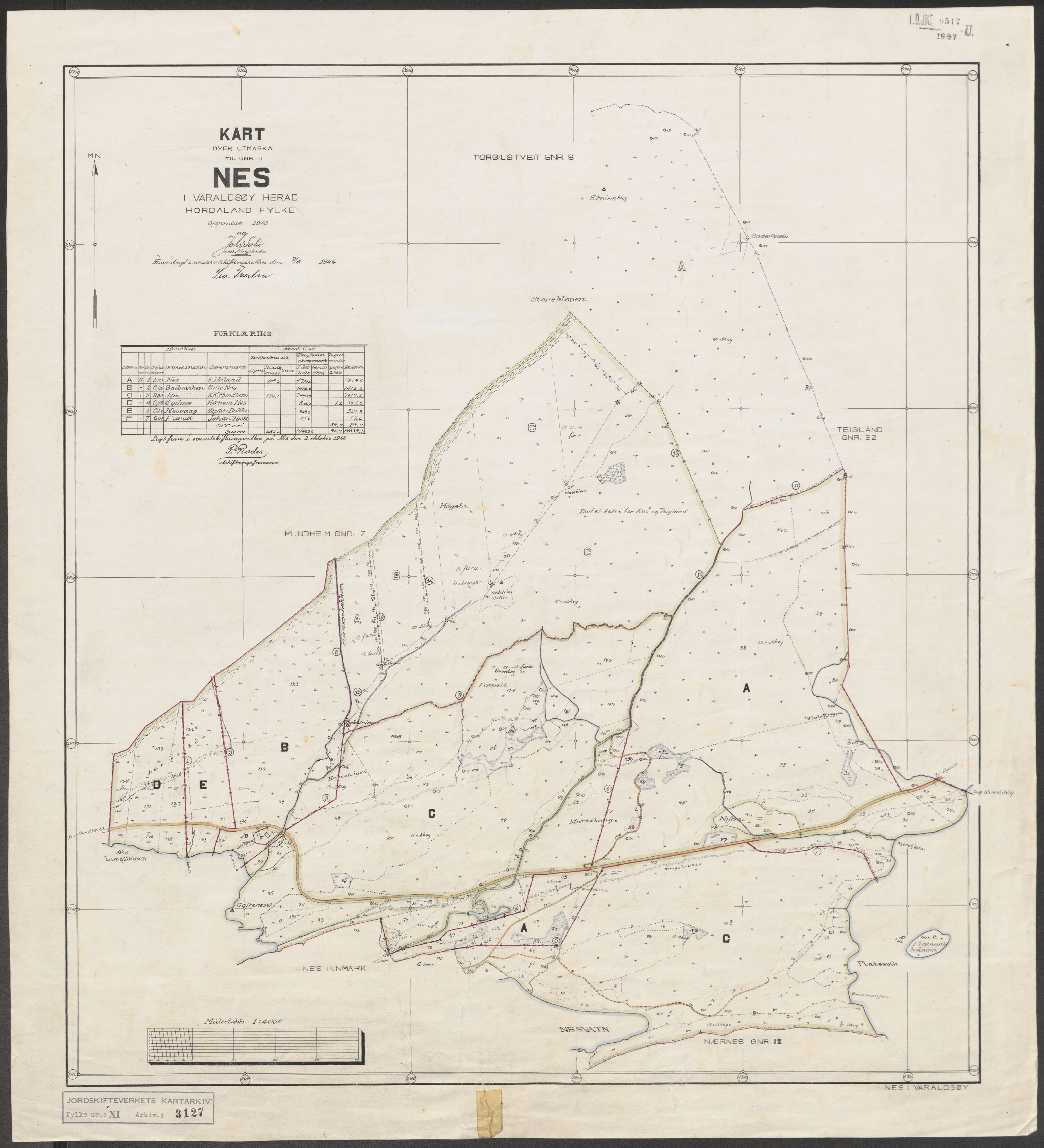 Jordskifteverkets kartarkiv, RA/S-3929/T, 1859-1988, p. 3548