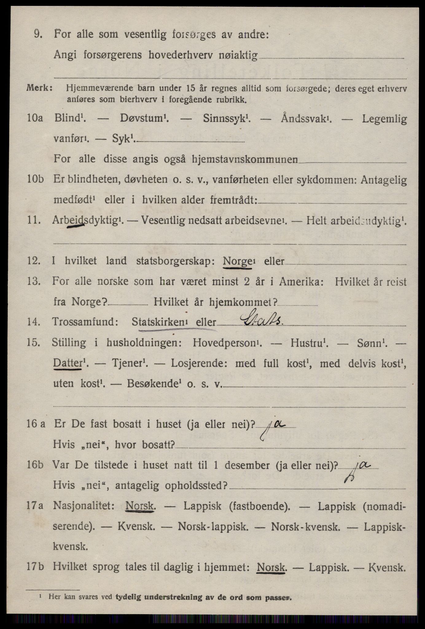 SAT, 1920 census for Malvik, 1920, p. 2275