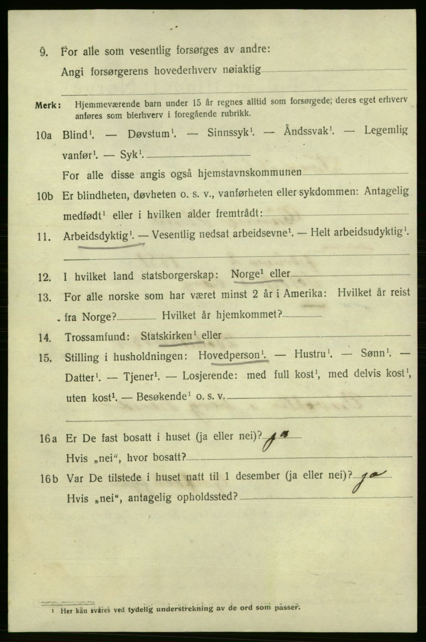 SAO, 1920 census for Fredrikshald, 1920, p. 20550