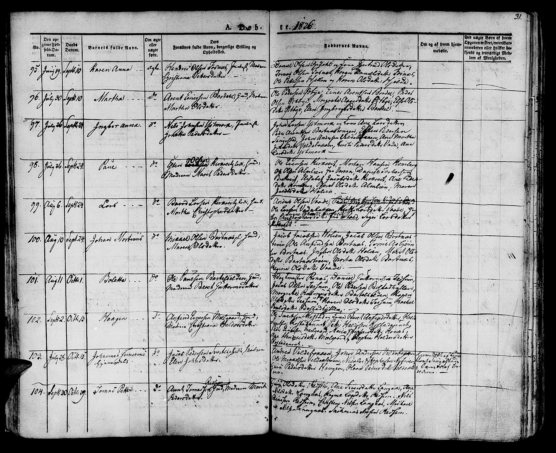 Ministerialprotokoller, klokkerbøker og fødselsregistre - Nord-Trøndelag, SAT/A-1458/741/L0390: Parish register (official) no. 741A04, 1822-1836, p. 31