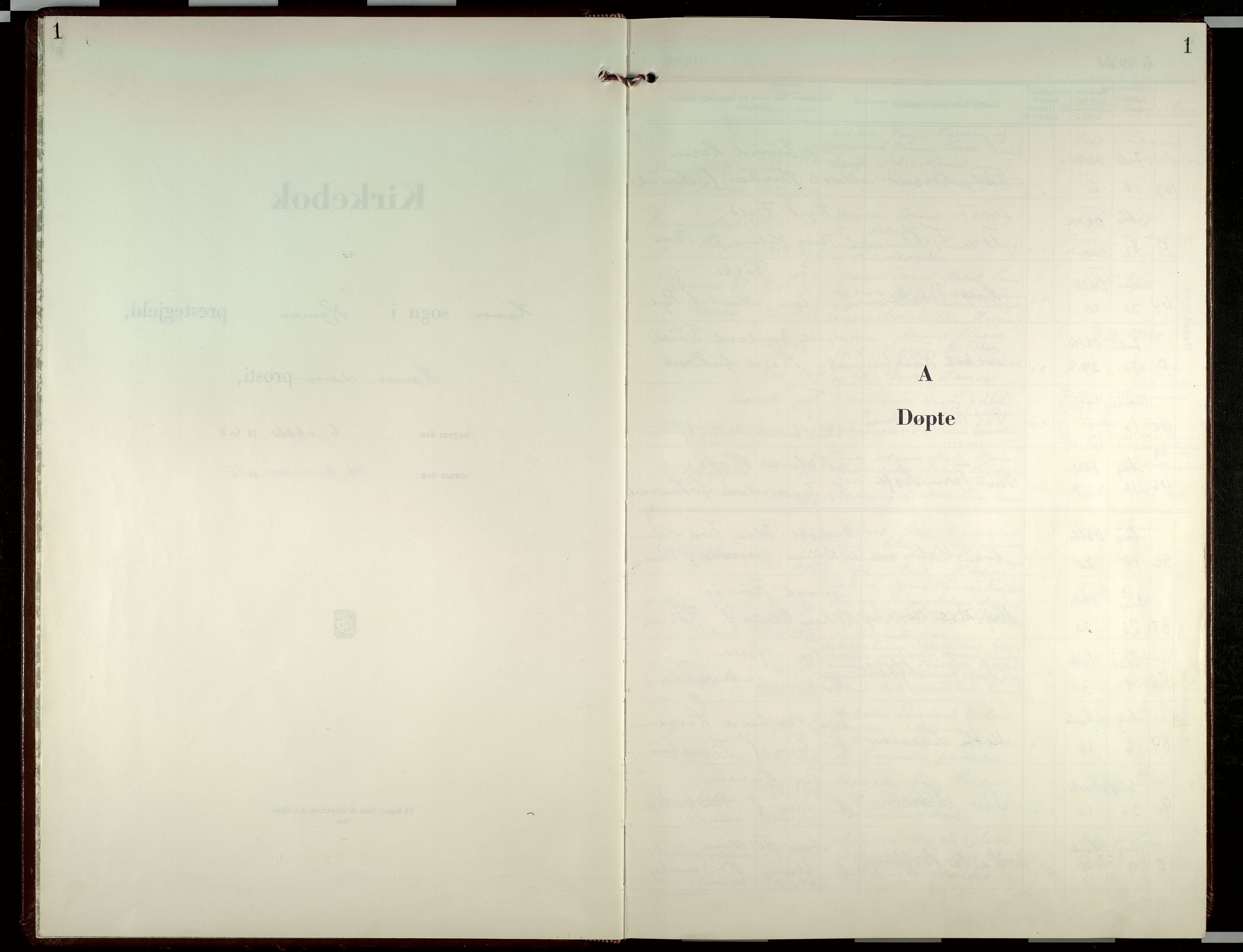 Hamar prestekontor, SAH/DOMPH-002/H/Ha/Haa/L0016: Parish register (official) no. 16, 1968-1975, p. 1
