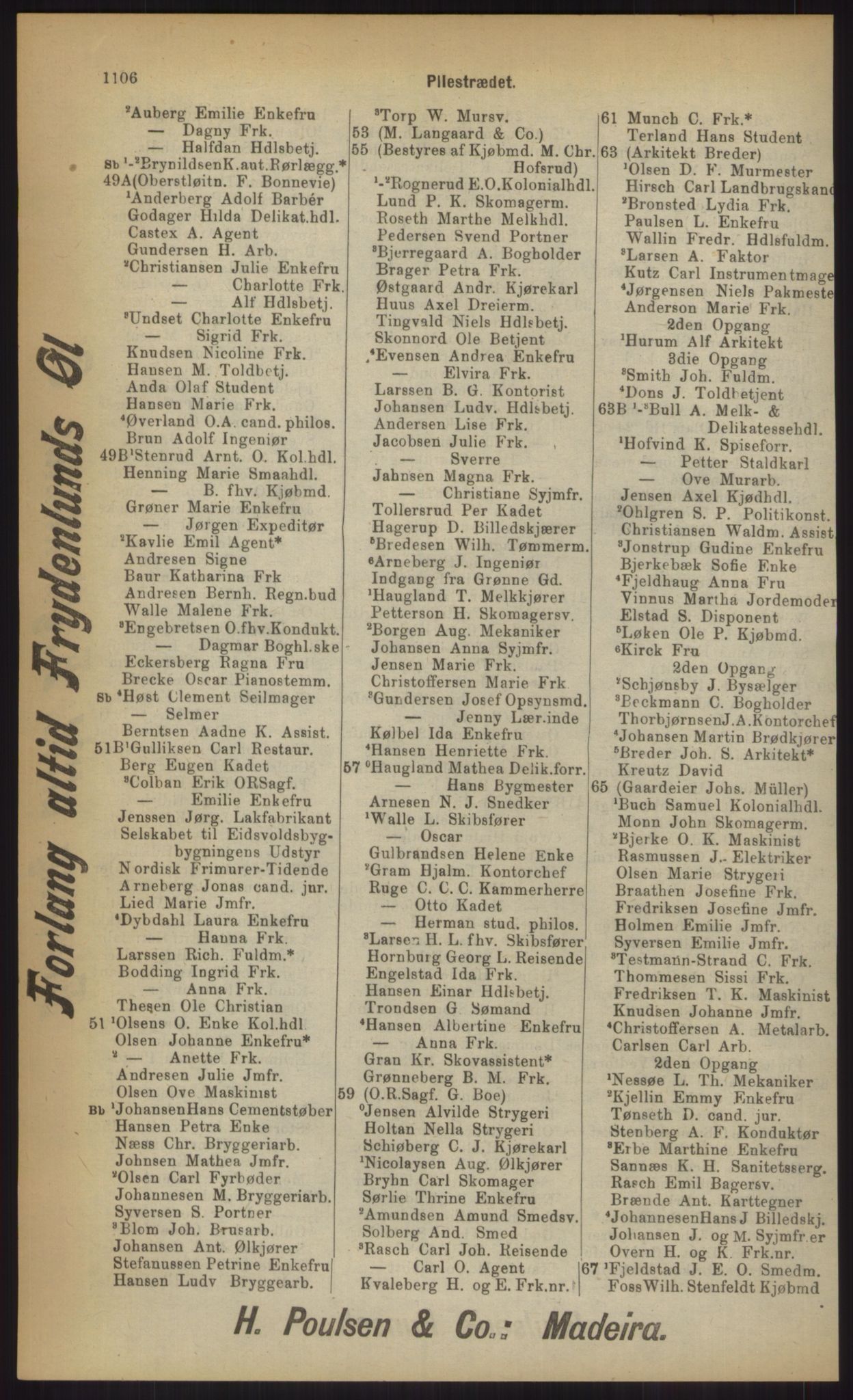 Kristiania/Oslo adressebok, PUBL/-, 1903, p. 1106