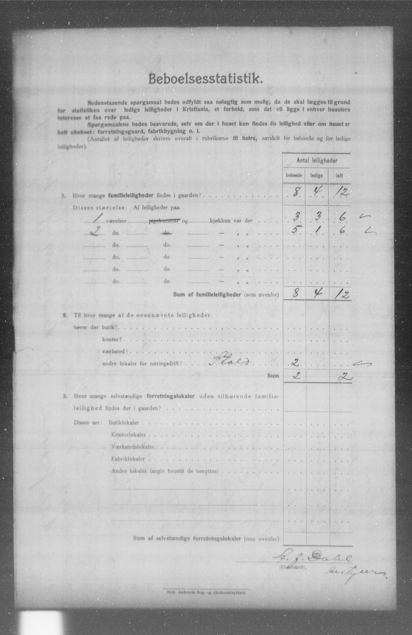OBA, Municipal Census 1904 for Kristiania, 1904, p. 17339