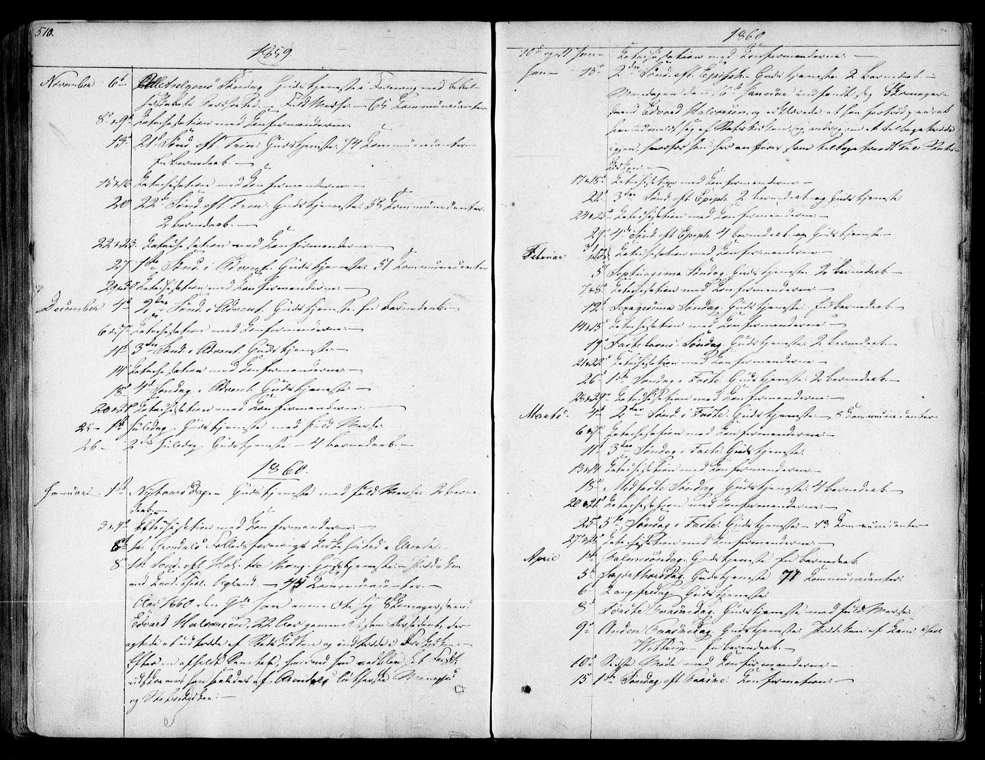 Arendal sokneprestkontor, Trefoldighet, AV/SAK-1111-0040/F/Fa/L0006: Parish register (official) no. A 6, 1855-1868, p. 510