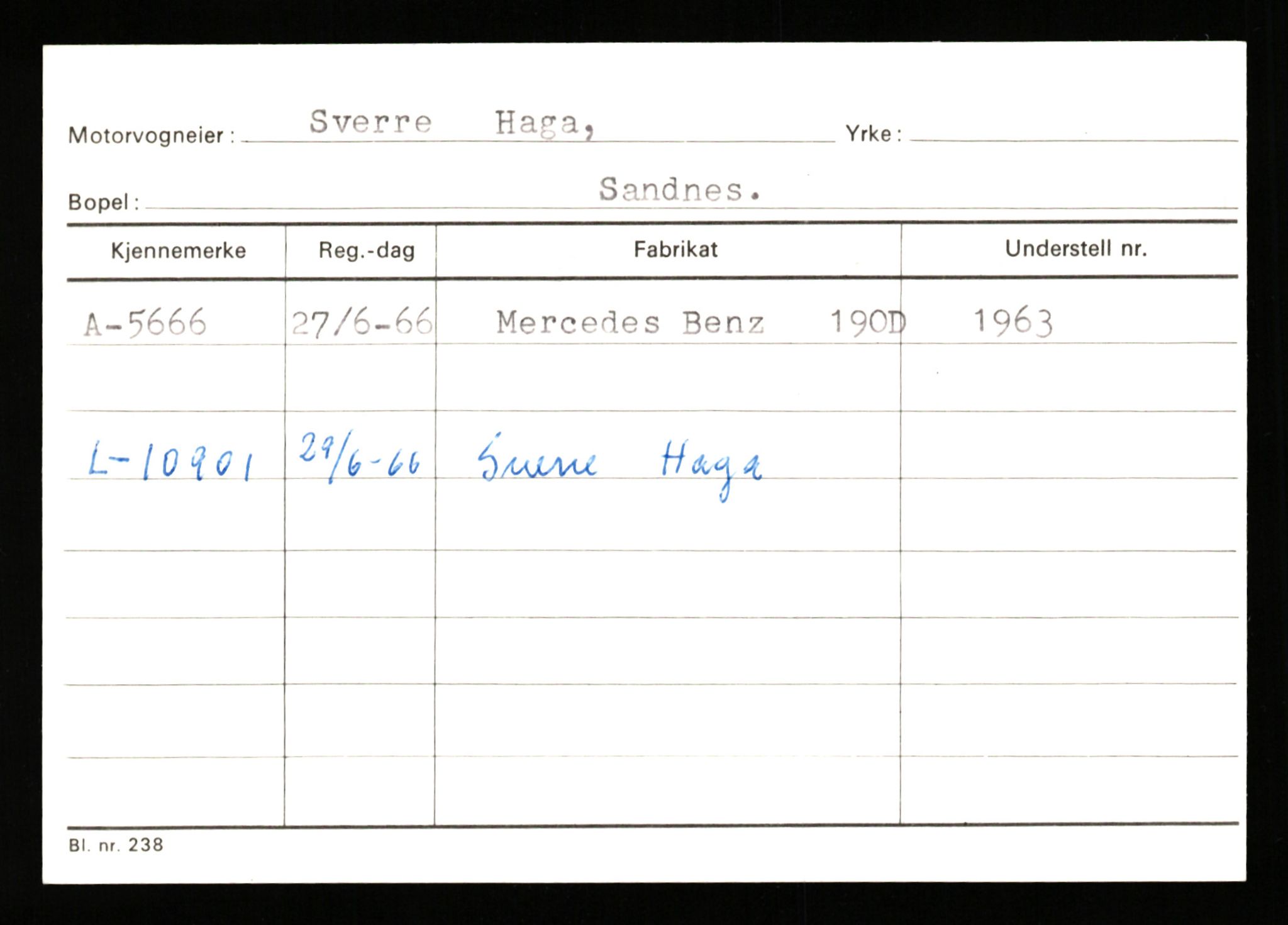 Stavanger trafikkstasjon, AV/SAST-A-101942/0/G/L0001: Registreringsnummer: 0 - 5782, 1930-1971, p. 3339