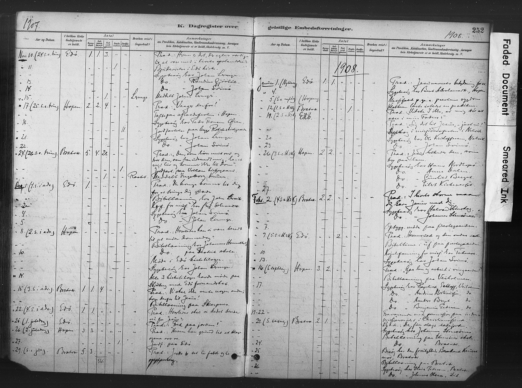 Ministerialprotokoller, klokkerbøker og fødselsregistre - Møre og Romsdal, AV/SAT-A-1454/583/L0954: Parish register (official) no. 583A01, 1880-1906, p. 252