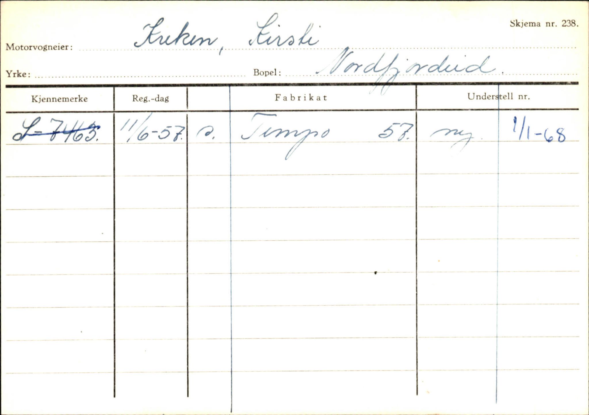 Statens vegvesen, Sogn og Fjordane vegkontor, AV/SAB-A-5301/4/F/L0129: Eigarregistrer Eid A-S, 1945-1975, p. 1284