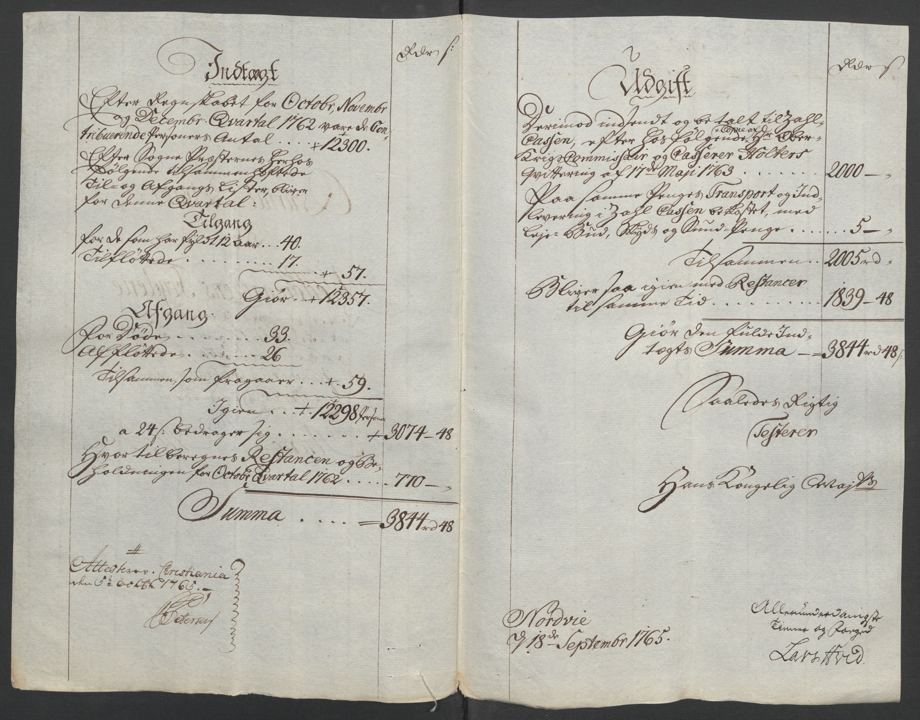 Rentekammeret inntil 1814, Reviderte regnskaper, Fogderegnskap, RA/EA-4092/R16/L1147: Ekstraskatten Hedmark, 1763-1764, p. 24