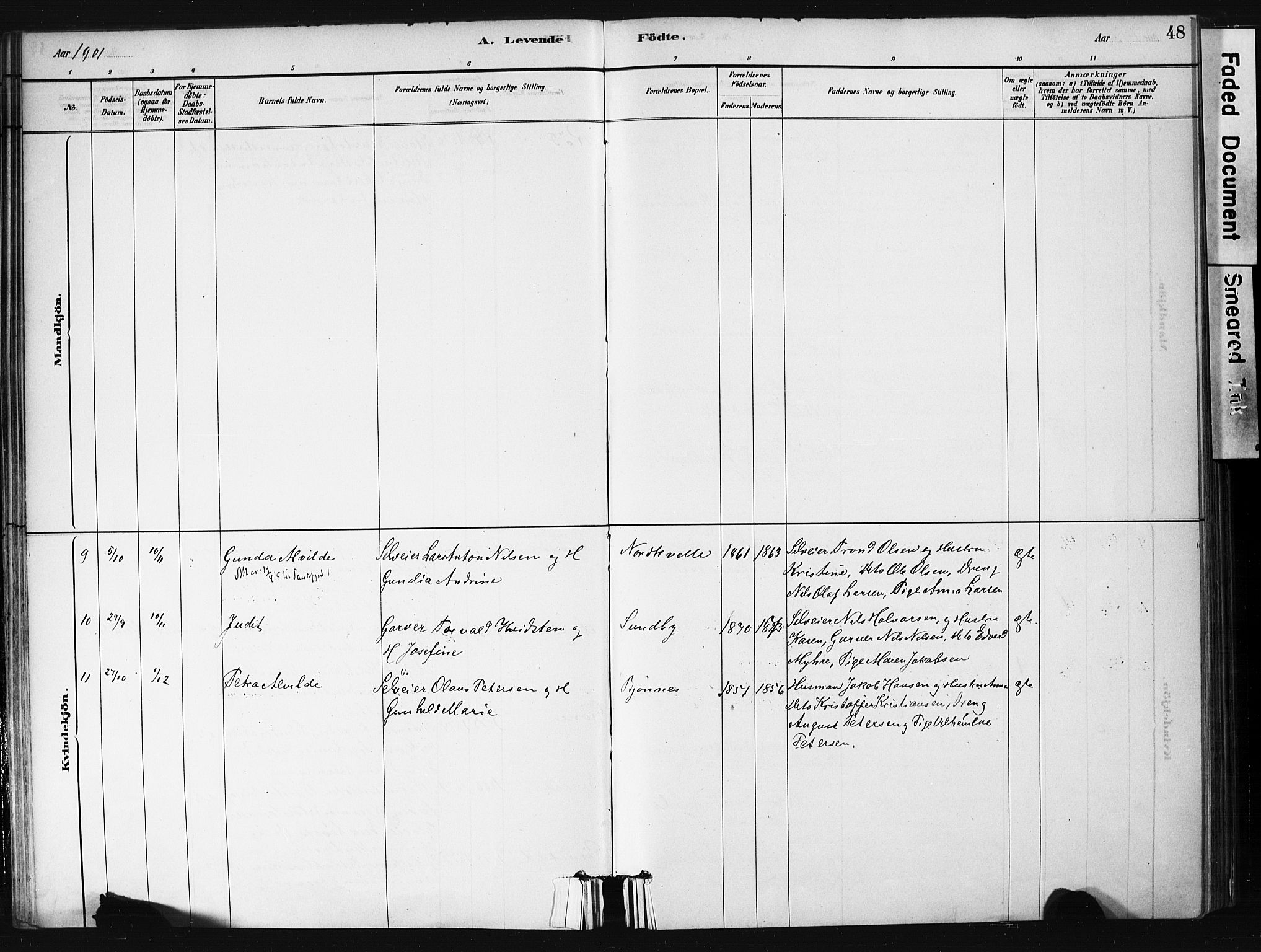 Hedrum kirkebøker, AV/SAKO-A-344/F/Fb/L0001: Parish register (official) no. II 1, 1881-1905, p. 48