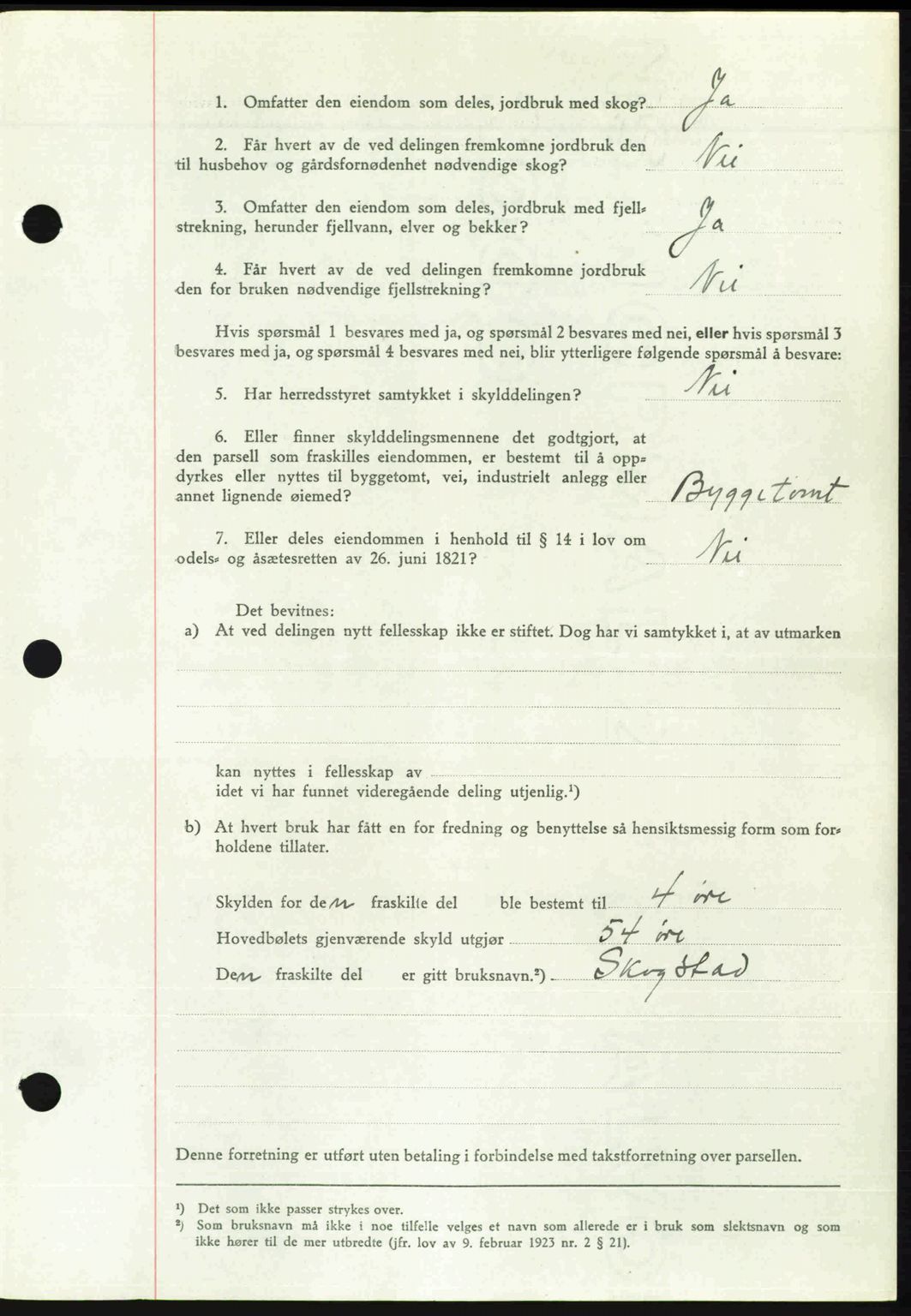 Romsdal sorenskriveri, SAT/A-4149/1/2/2C: Mortgage book no. A24, 1947-1947, Diary no: : 2742/1947