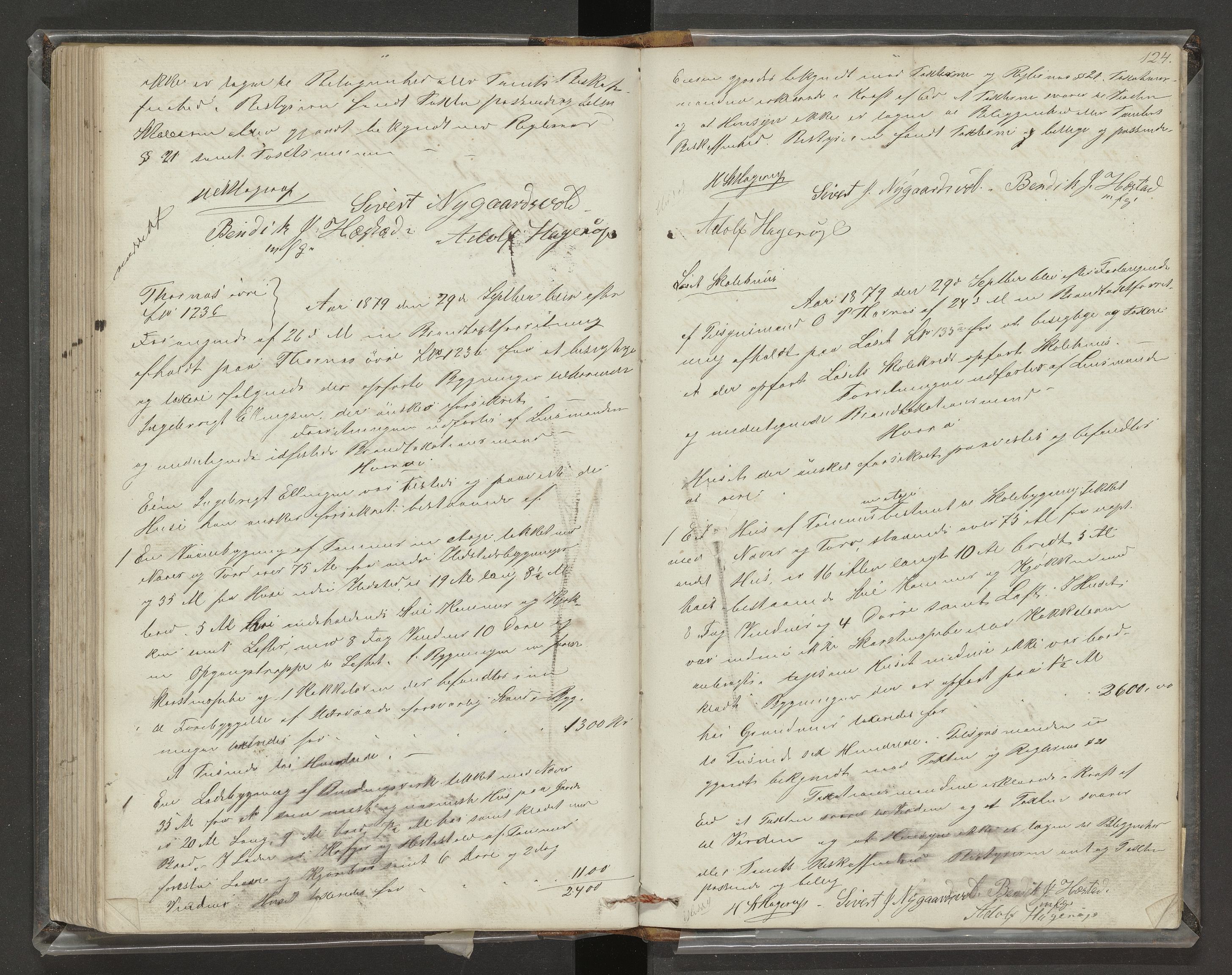 Norges Brannkasse Vågøy og Sund, AV/SAT-A-5504/Fa/L0002: Branntakstprotokoll, 1846-1880, p. 123b-124a
