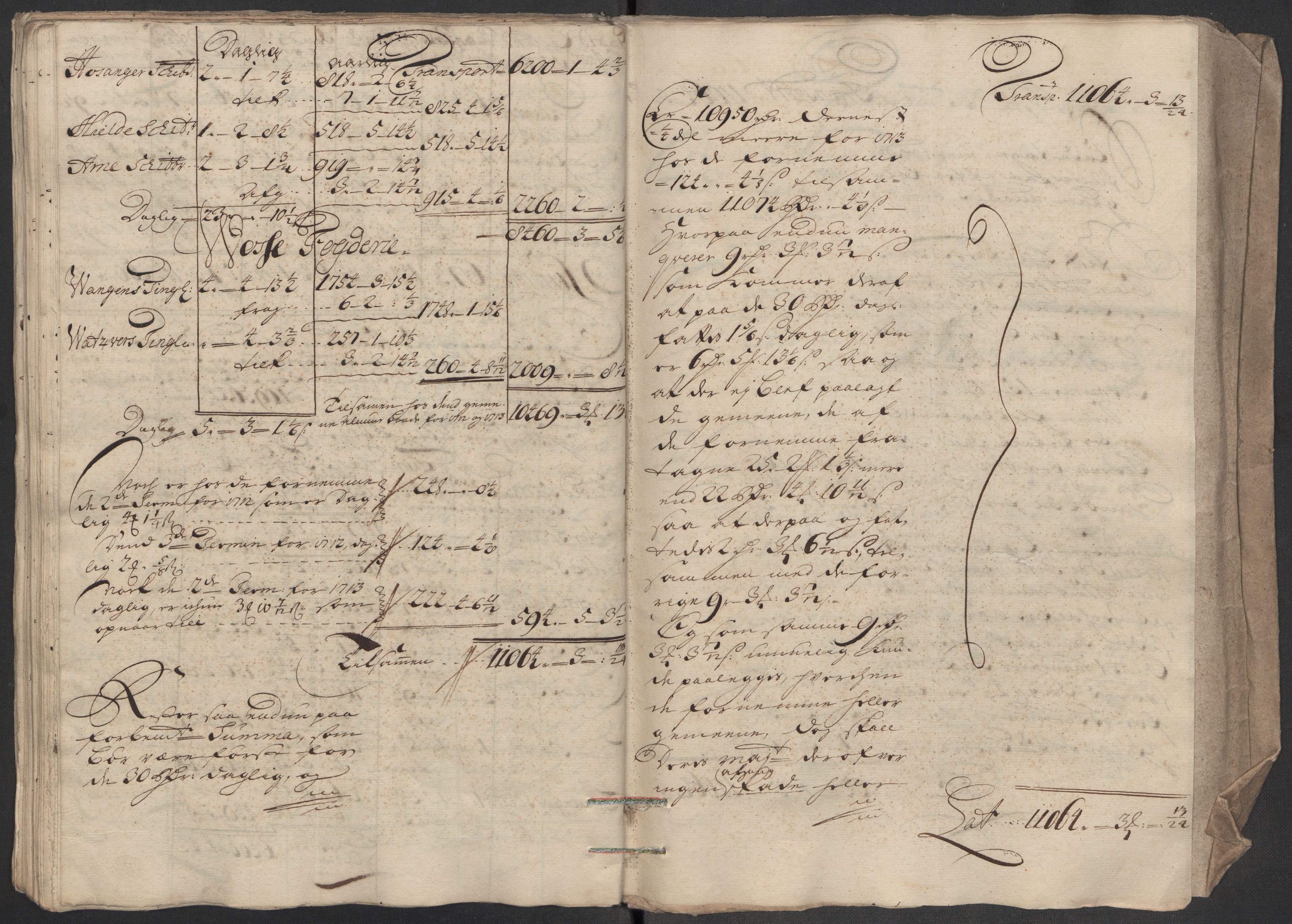 Rentekammeret inntil 1814, Reviderte regnskaper, Fogderegnskap, AV/RA-EA-4092/R51/L3197: Fogderegnskap Nordhordland og Voss, 1714, p. 219
