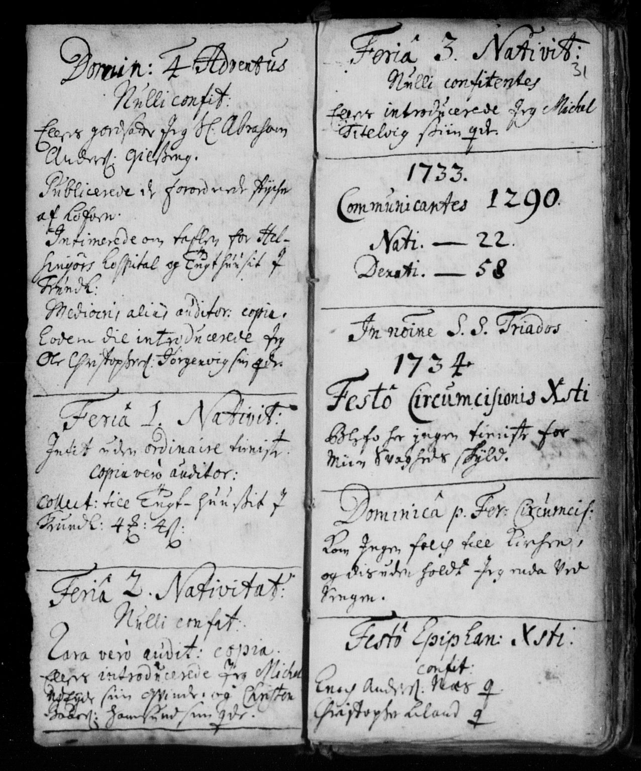 Ministerialprotokoller, klokkerbøker og fødselsregistre - Nordland, SAT/A-1459/859/L0840: Parish register (official) no. 859A00, 1708-1738, p. 31