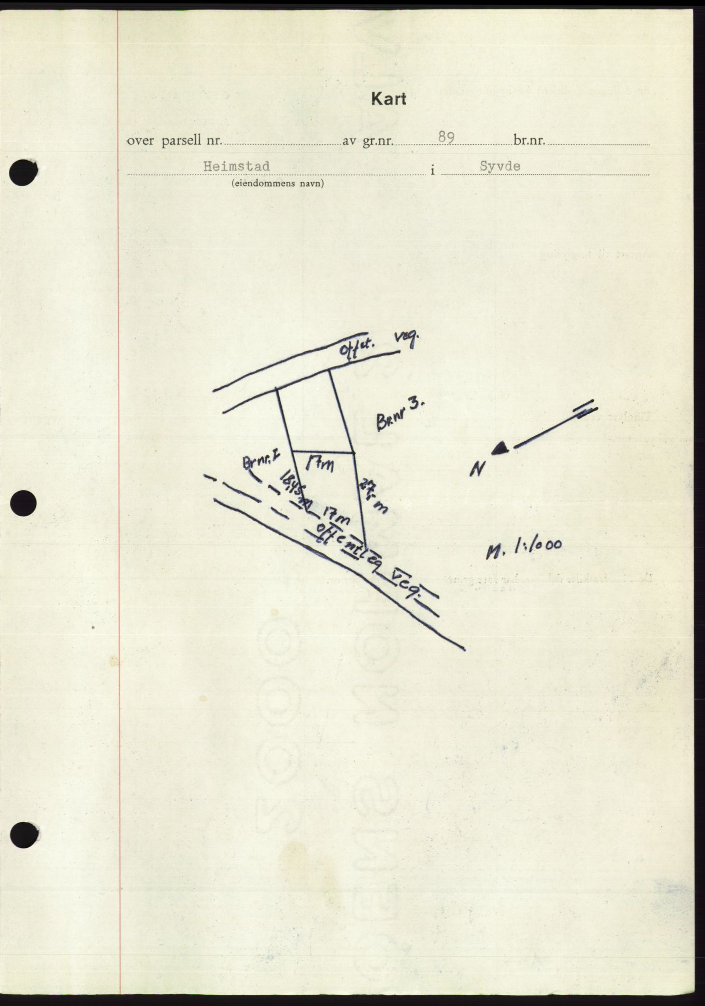 Søre Sunnmøre sorenskriveri, AV/SAT-A-4122/1/2/2C/L0101: Mortgage book no. 27A, 1955-1955, Diary no: : 2284/1955