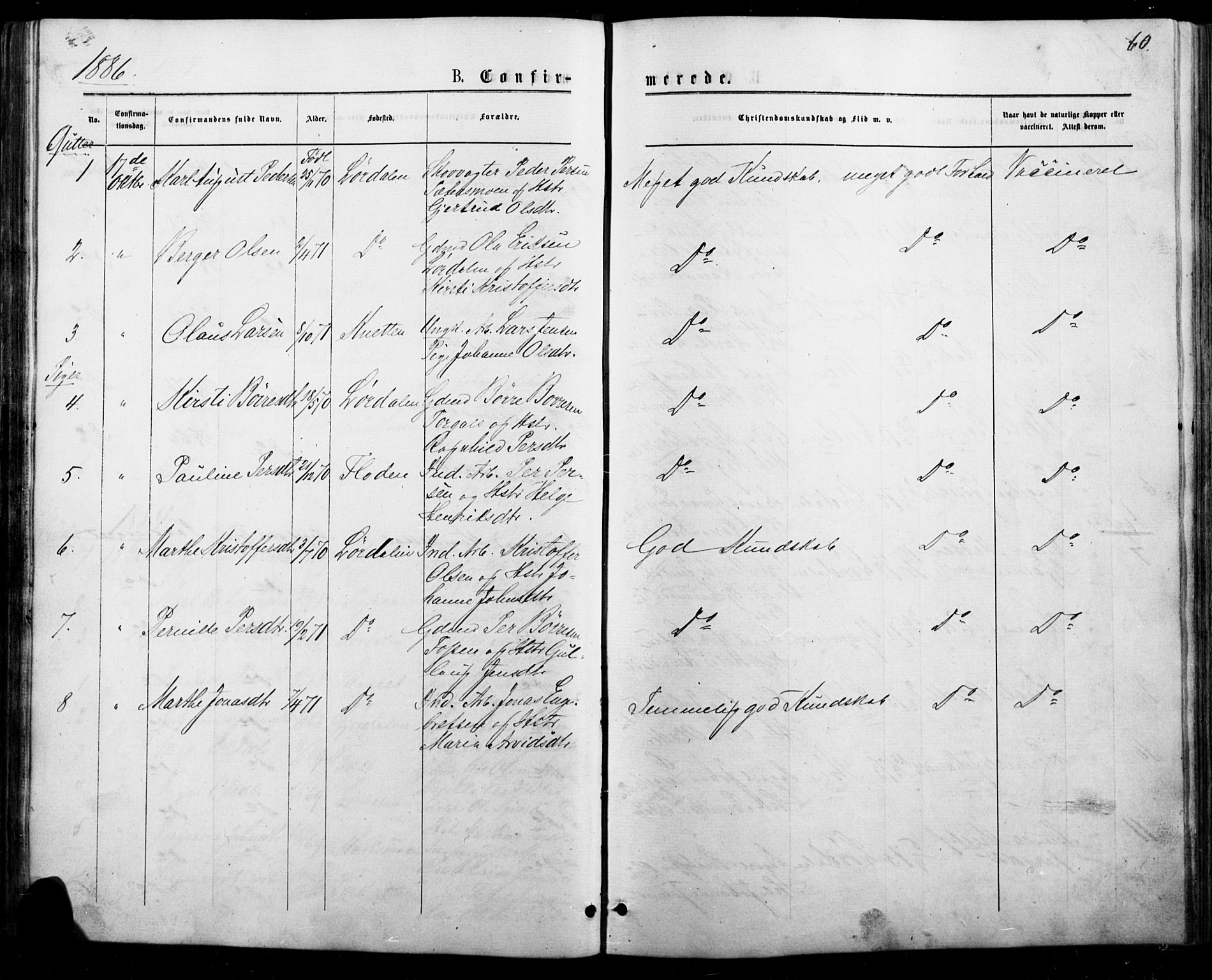 Trysil prestekontor, AV/SAH-PREST-046/H/Ha/Haa/L0010: Parish register (official) no. 10, 1872-1895, p. 60