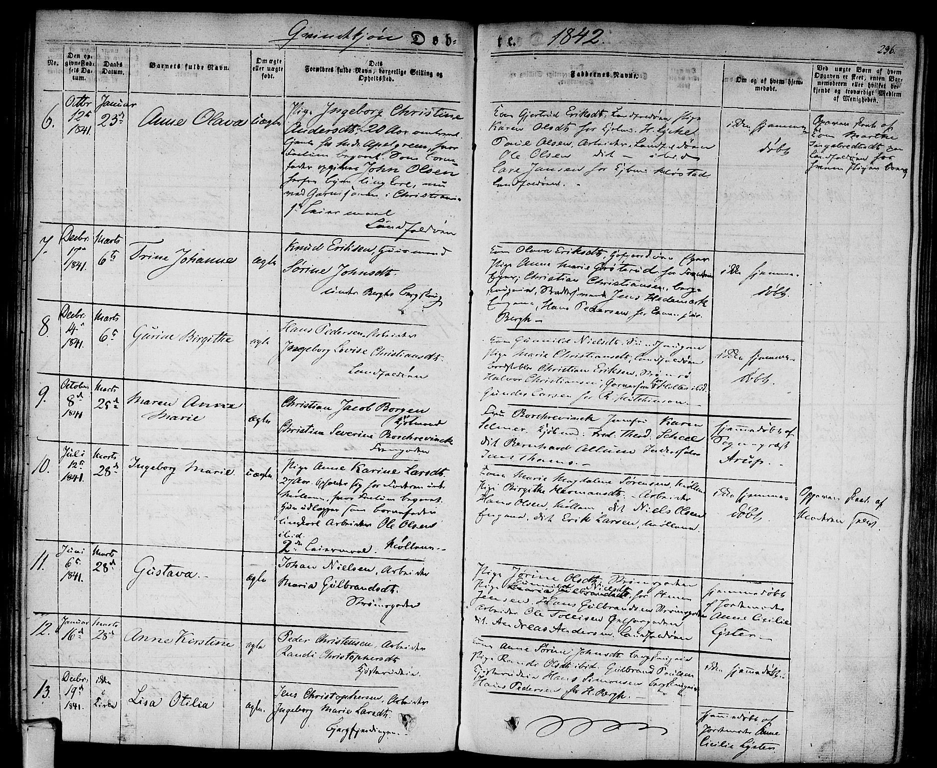 Bragernes kirkebøker, AV/SAKO-A-6/F/Fb/L0001: Parish register (official) no. II 1, 1830-1847, p. 236