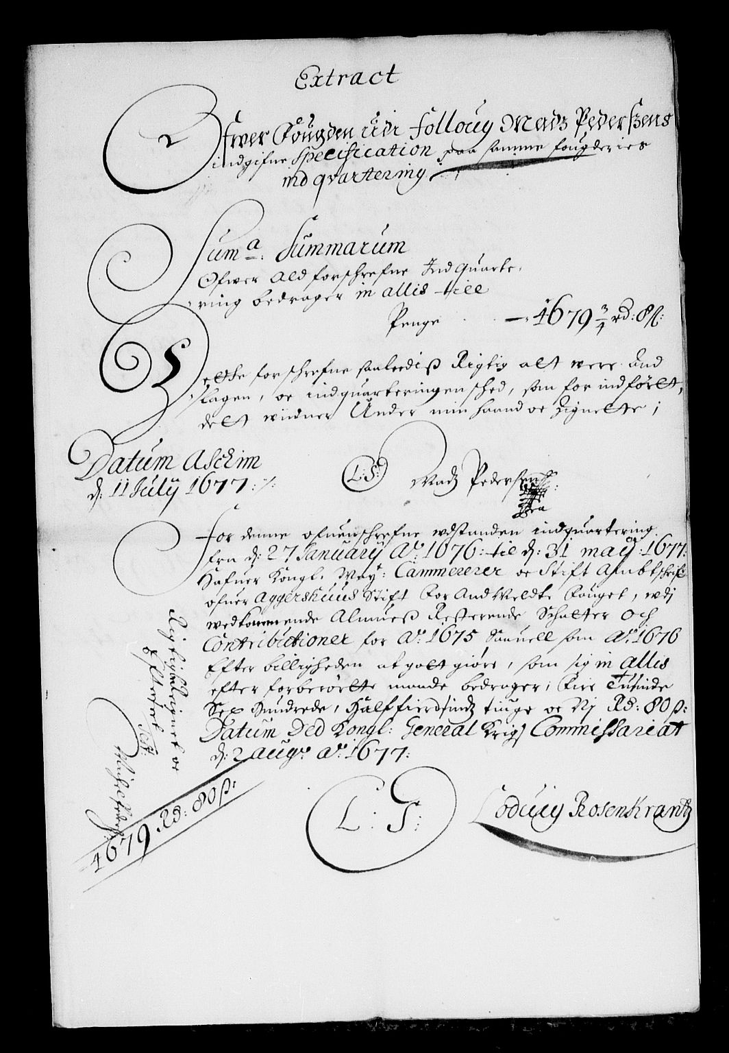 Rentekammeret inntil 1814, Reviderte regnskaper, Stiftamtstueregnskaper, Landkommissariatet på Akershus og Akershus stiftamt, AV/RA-EA-5869/R/Rb/L0115: Akershus stiftamt, 1675