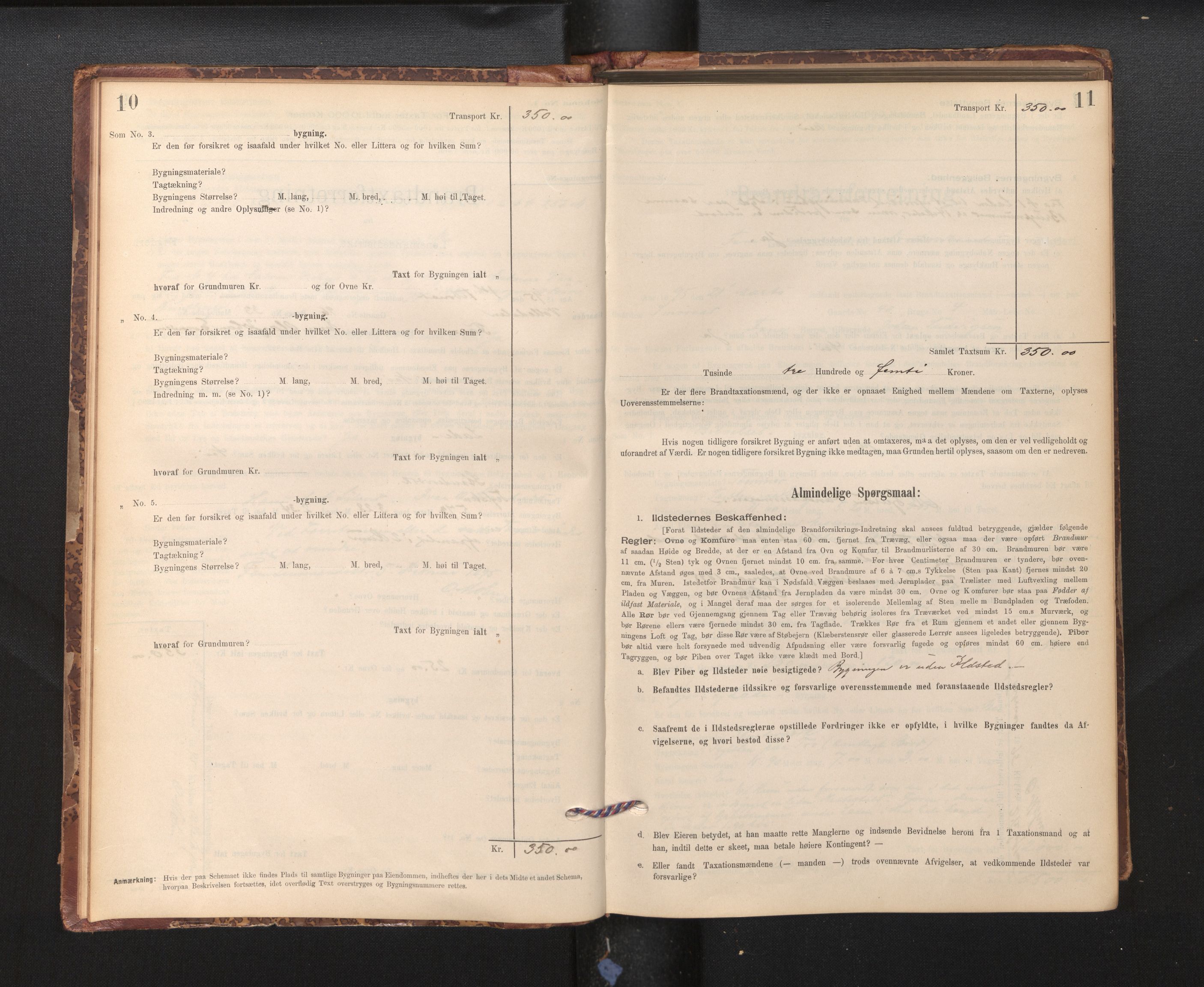 Lensmannen i Fana, AV/SAB-A-31801/0012/L0016: Branntakstprotokoll skjematakst, 1895-1902, p. 10-11