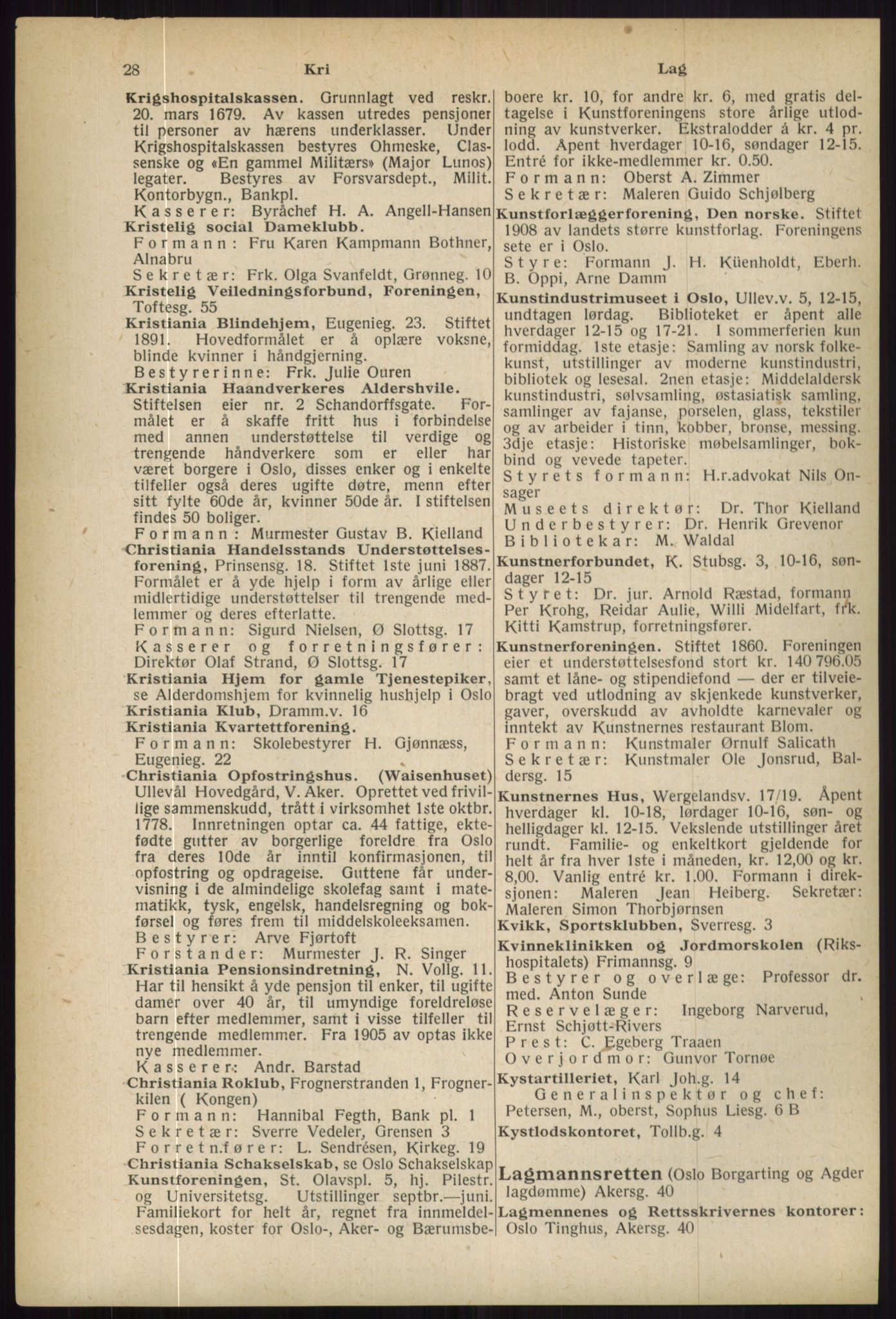Kristiania/Oslo adressebok, PUBL/-, 1936, p. 28
