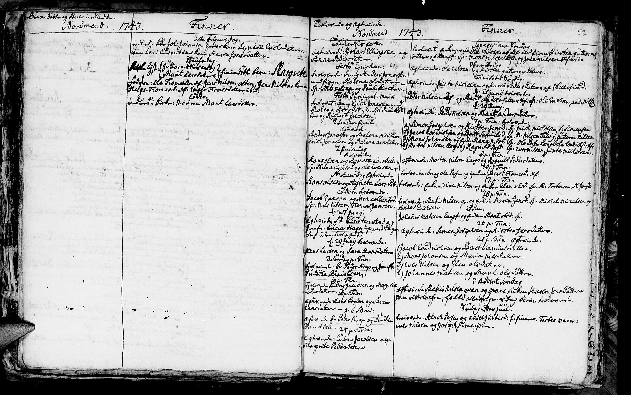 Talvik sokneprestkontor, AV/SATØ-S-1337/H/Ha/L0003kirke: Parish register (official) no. 3, 1735-1752, p. 52