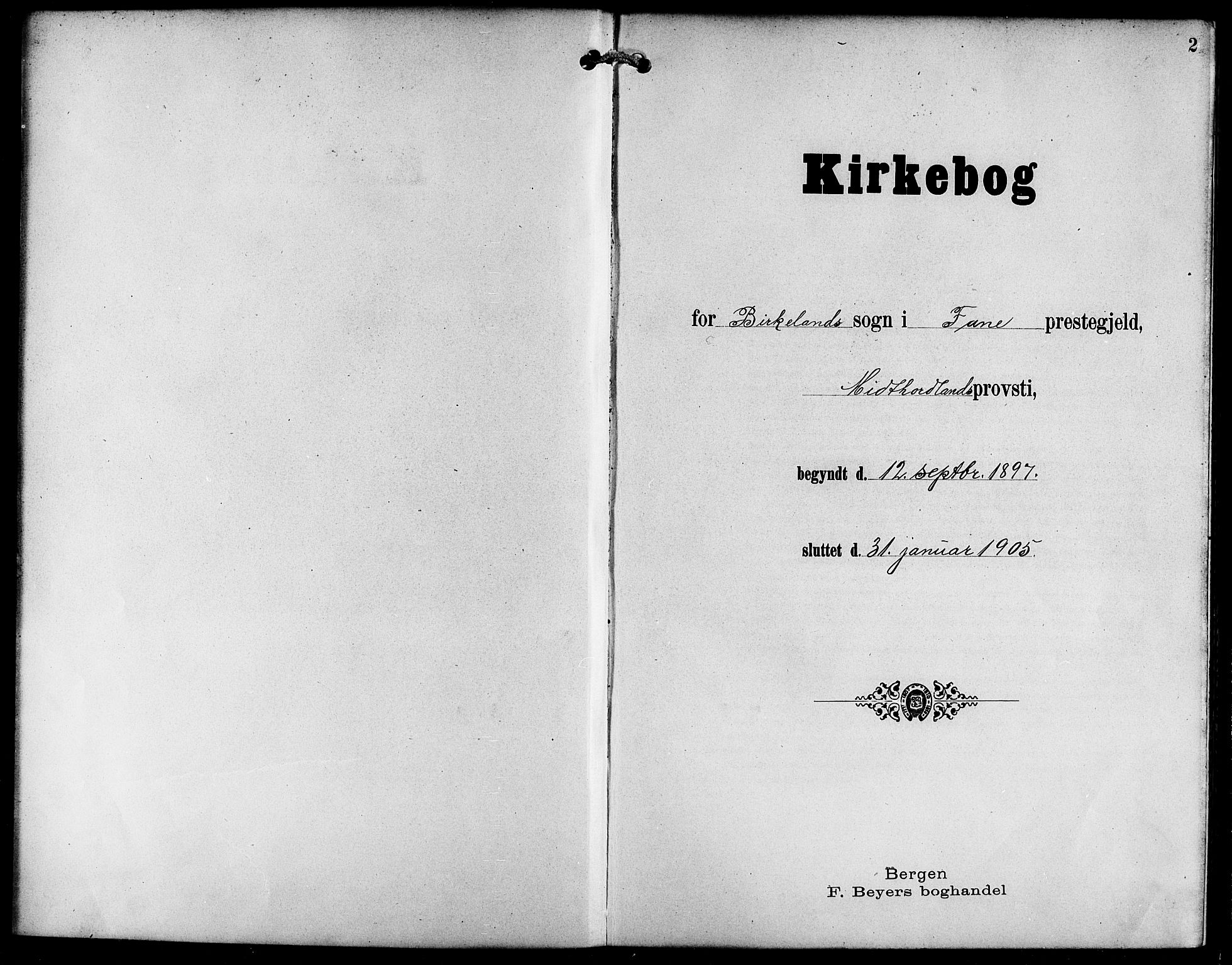 Birkeland Sokneprestembete, AV/SAB-A-74601/H/Hab: Parish register (copy) no. A 5, 1897-1905, p. 2