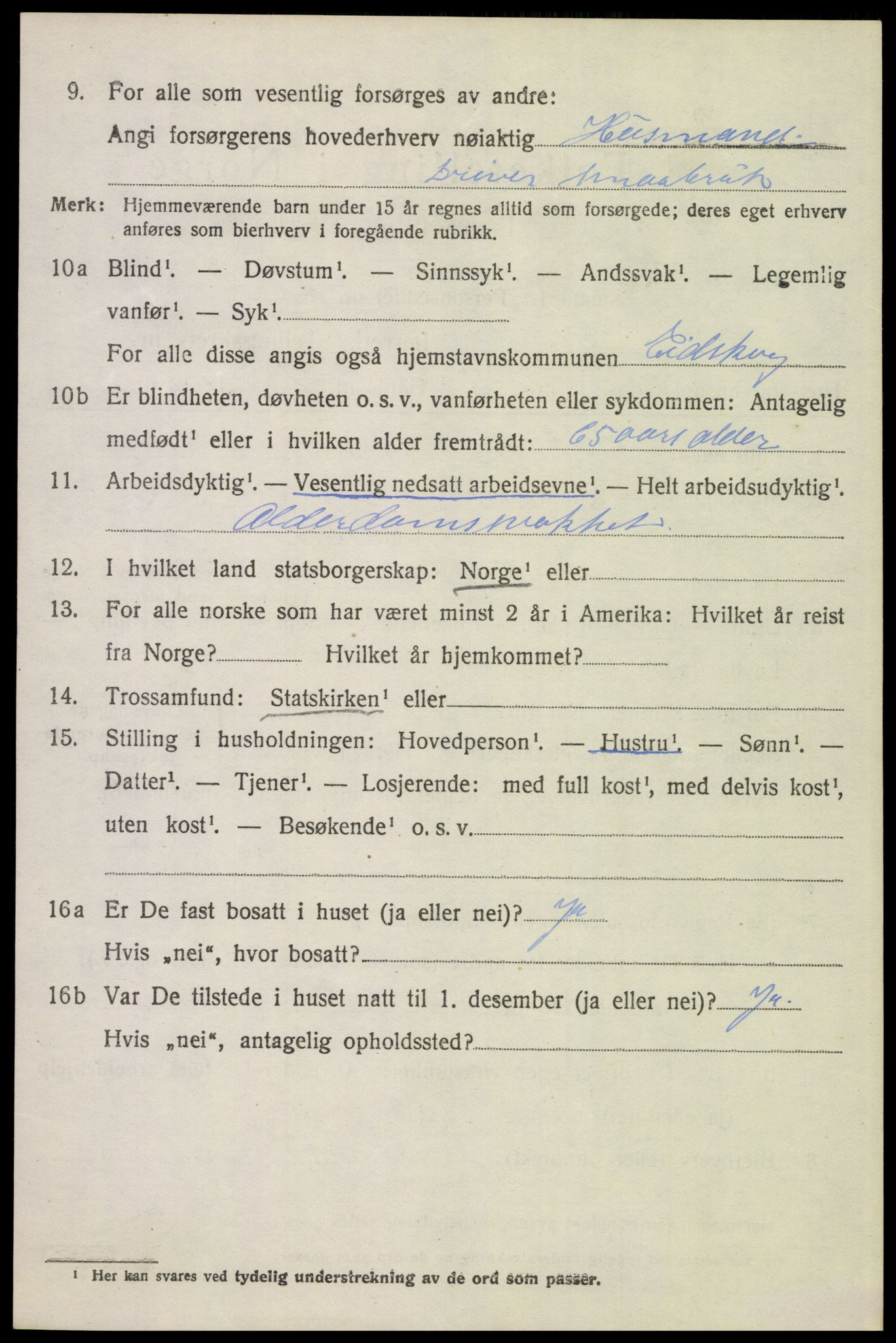SAH, 1920 census for Eidskog, 1920, p. 2774