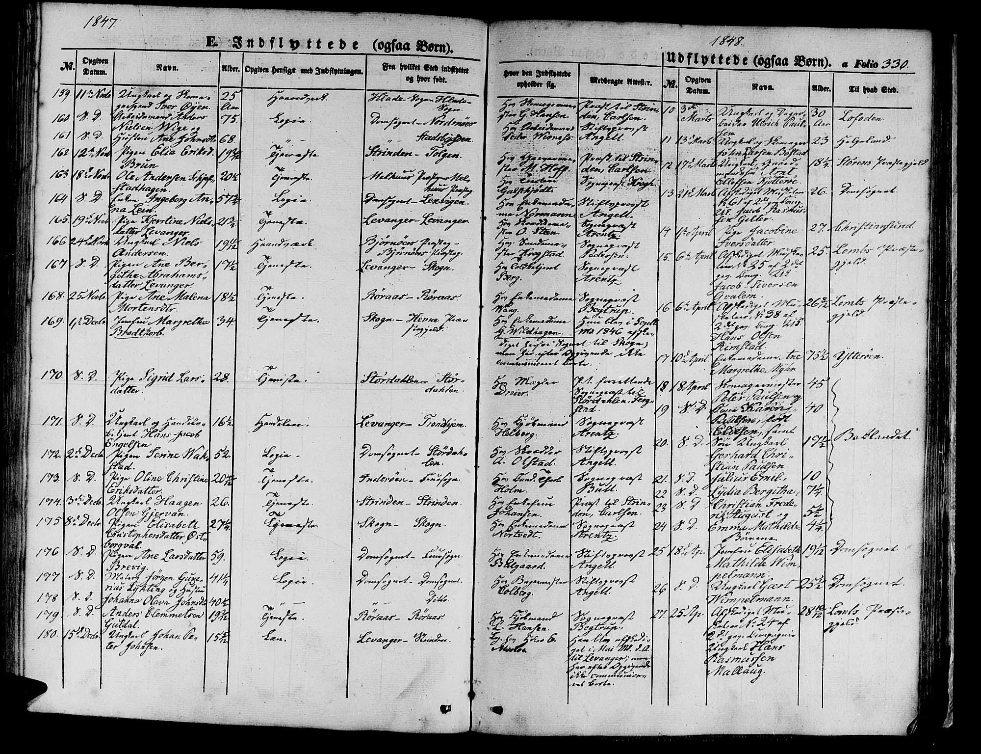 Ministerialprotokoller, klokkerbøker og fødselsregistre - Sør-Trøndelag, SAT/A-1456/602/L0137: Parish register (copy) no. 602C05, 1846-1856, p. 330