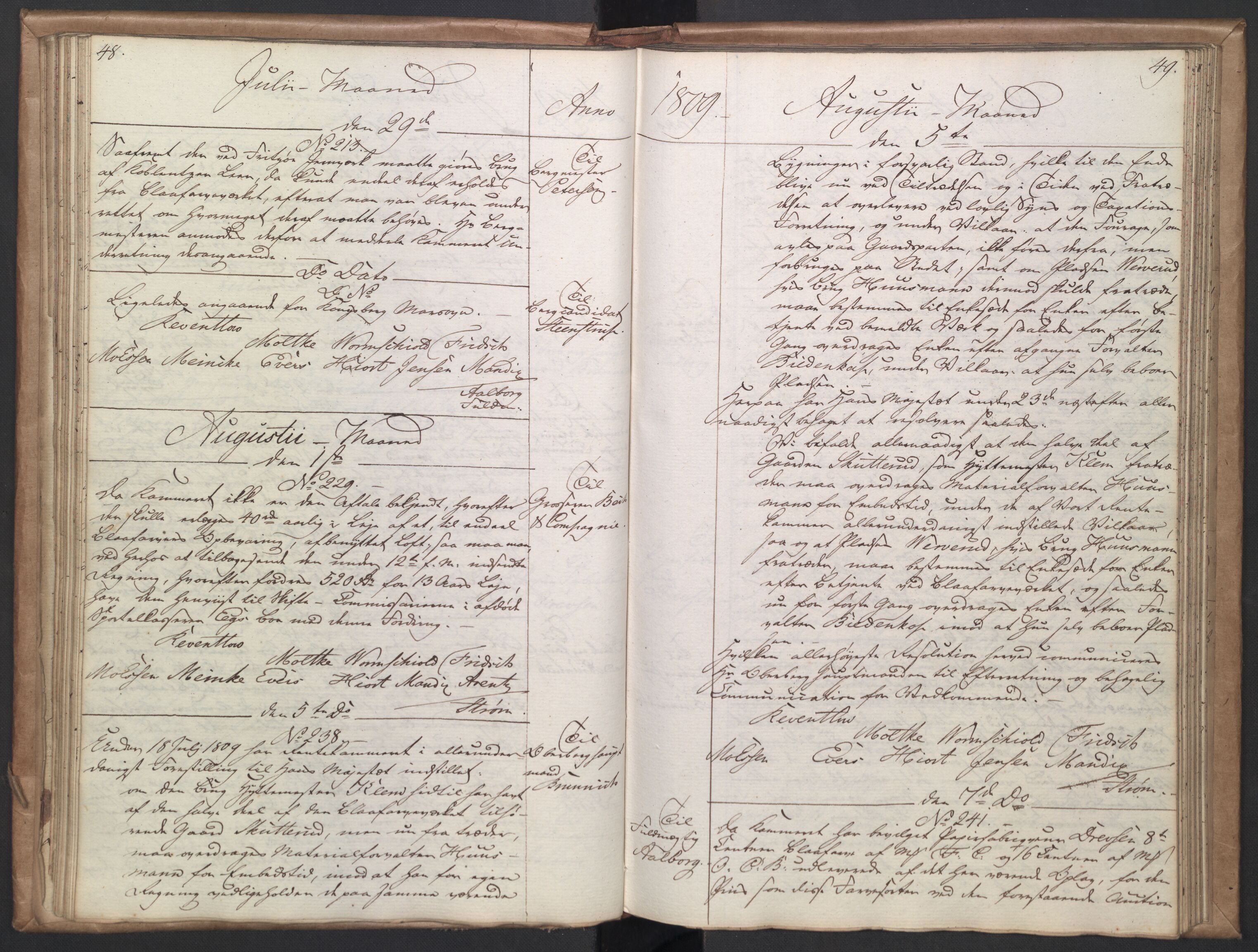 Rentekammeret, Renteskriverkontorene, AV/RA-EA-3115/O/Om/Oma/L0005: Kopibok D, 1807-1813, p. 48-49