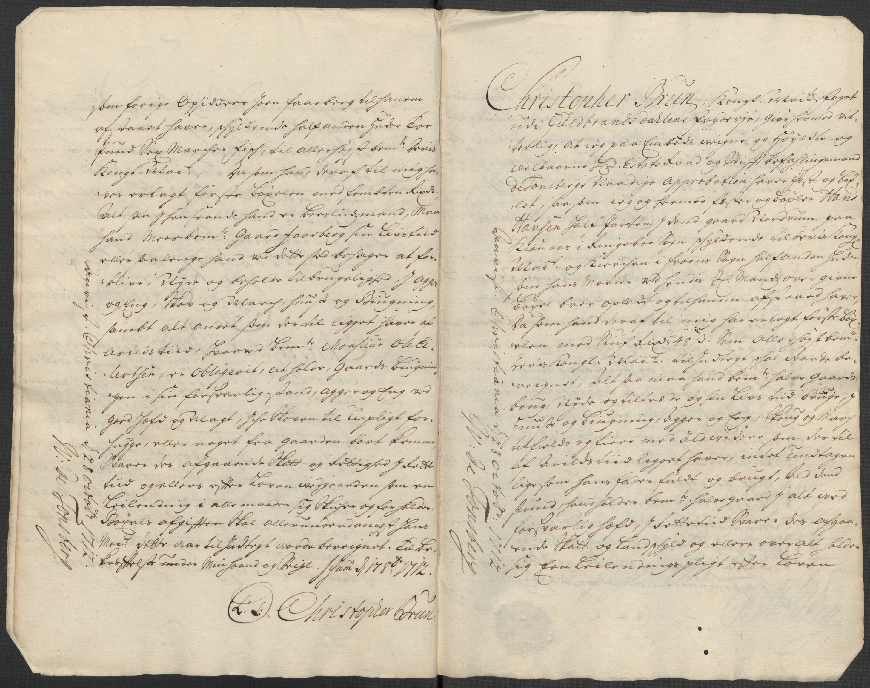 Rentekammeret inntil 1814, Reviderte regnskaper, Fogderegnskap, AV/RA-EA-4092/R17/L1181: Fogderegnskap Gudbrandsdal, 1712, p. 95