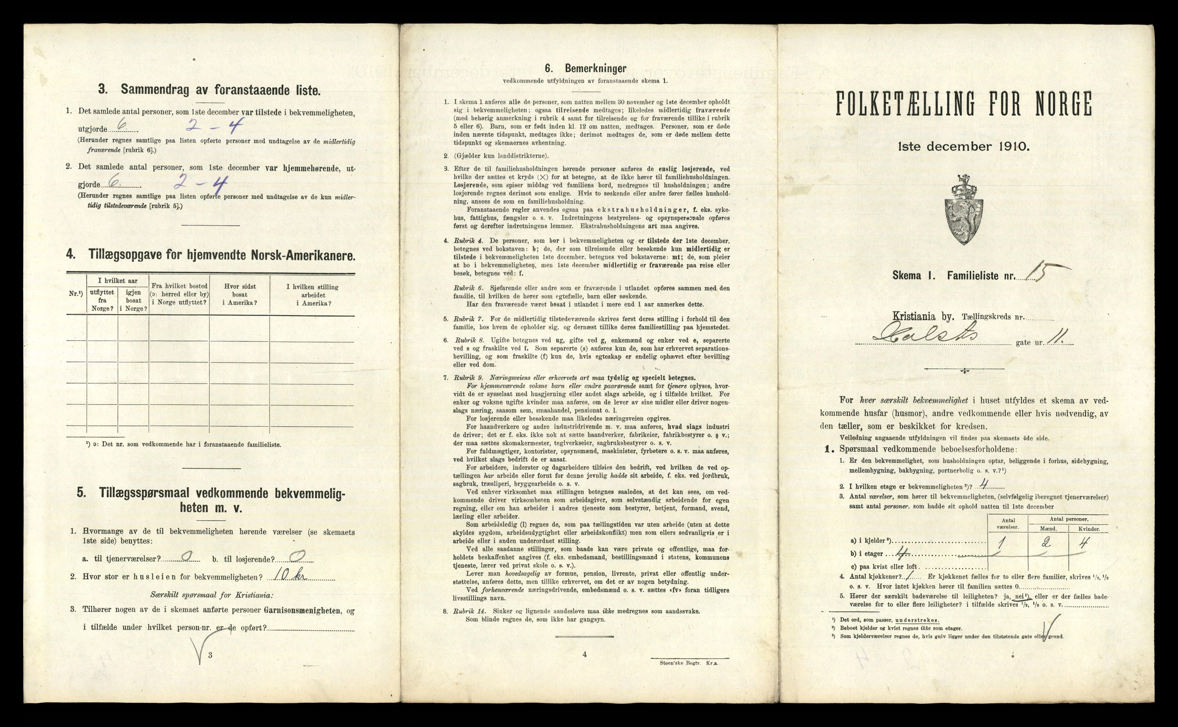 RA, 1910 census for Kristiania, 1910, p. 40261