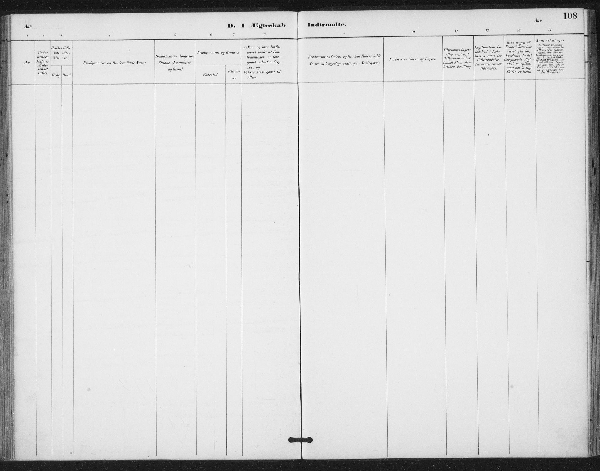 Ministerialprotokoller, klokkerbøker og fødselsregistre - Nord-Trøndelag, SAT/A-1458/783/L0660: Parish register (official) no. 783A02, 1886-1918, p. 108